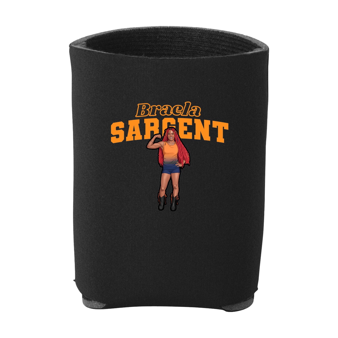 Can Holder — Name Arch in Black