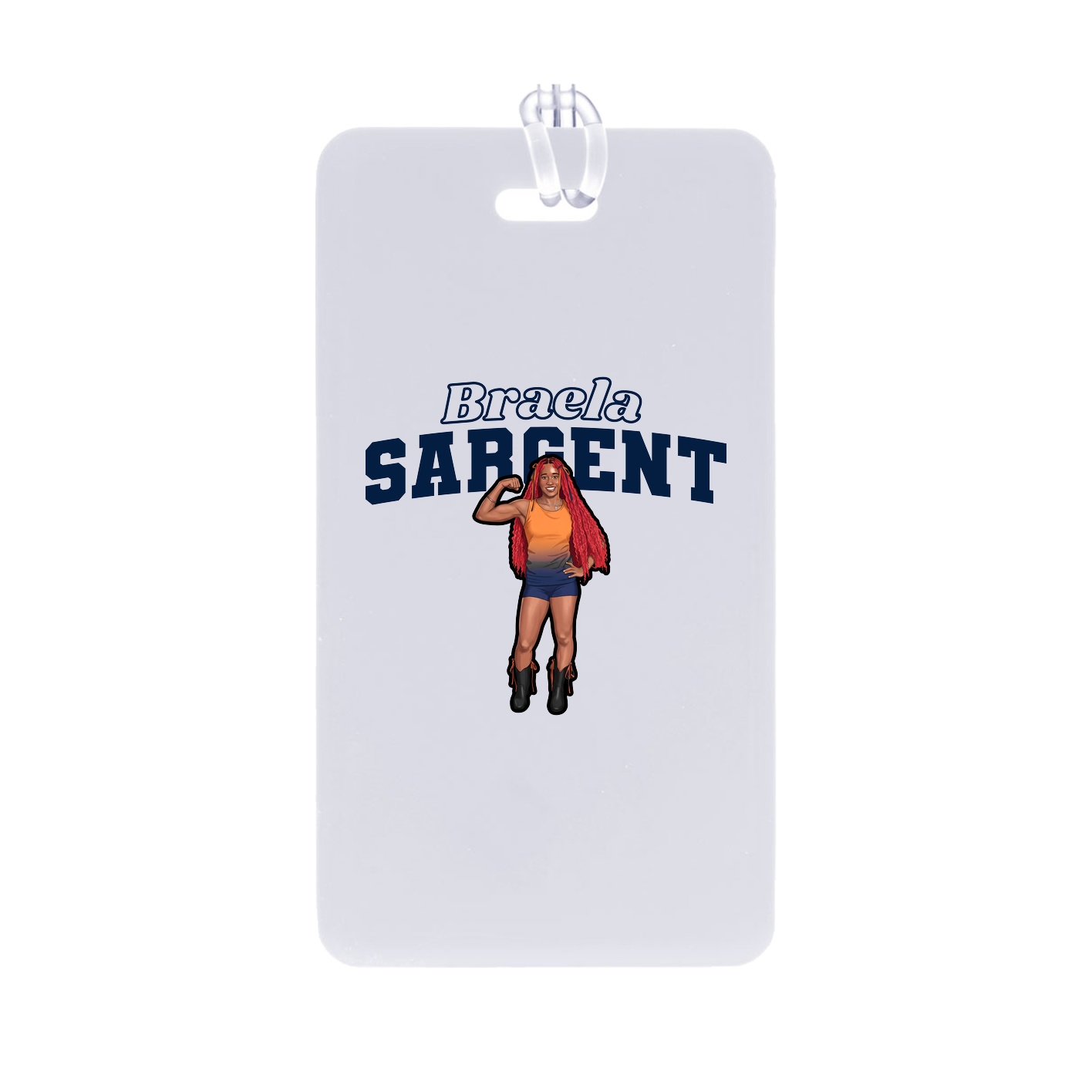 Bag Tag — Name Arch in Classic