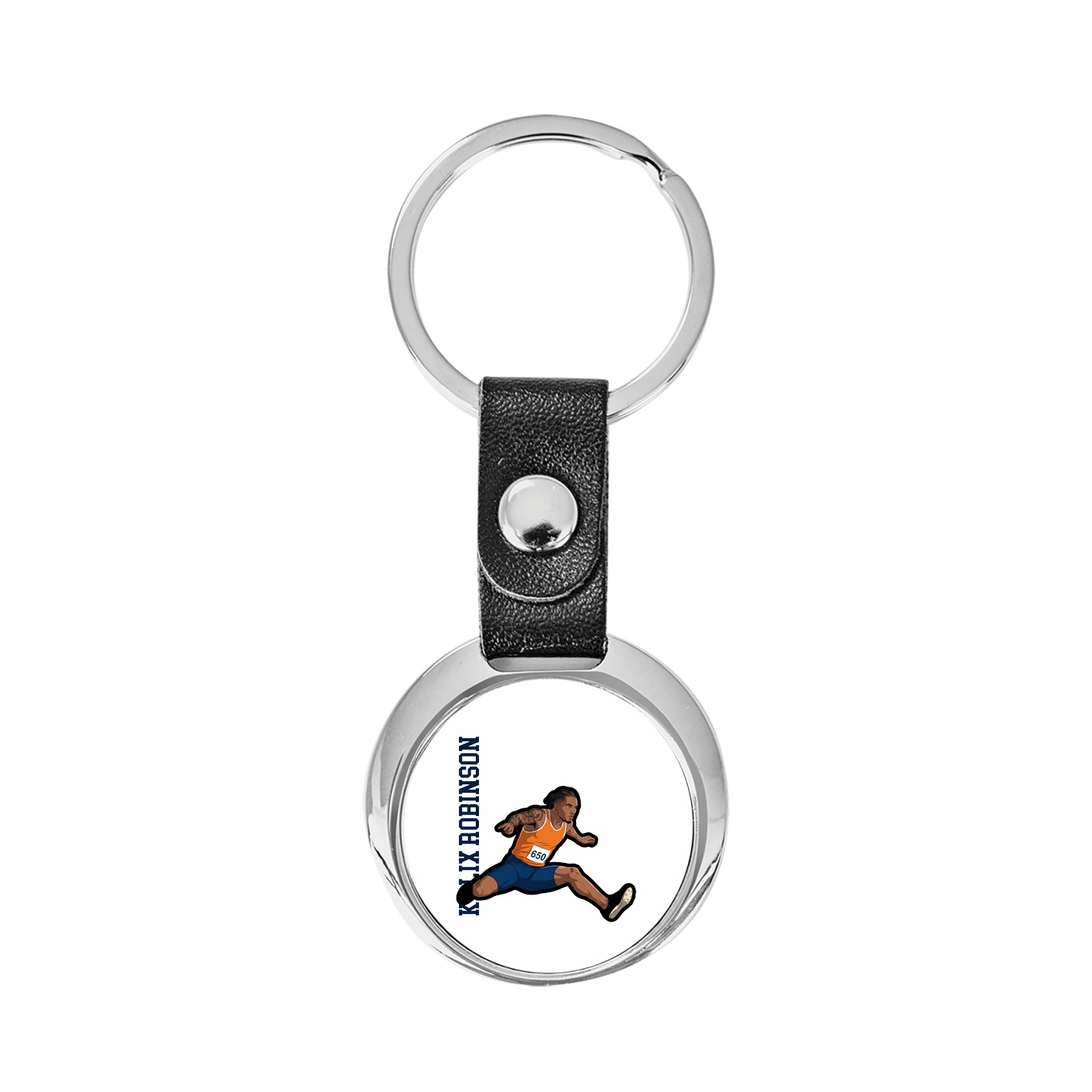 Key Chain — Name Vertical in Classic