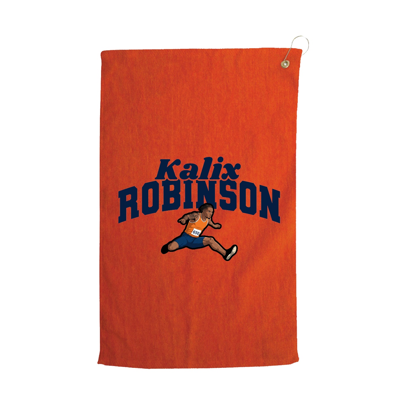 Golf Towel — Signature Arch in Orange