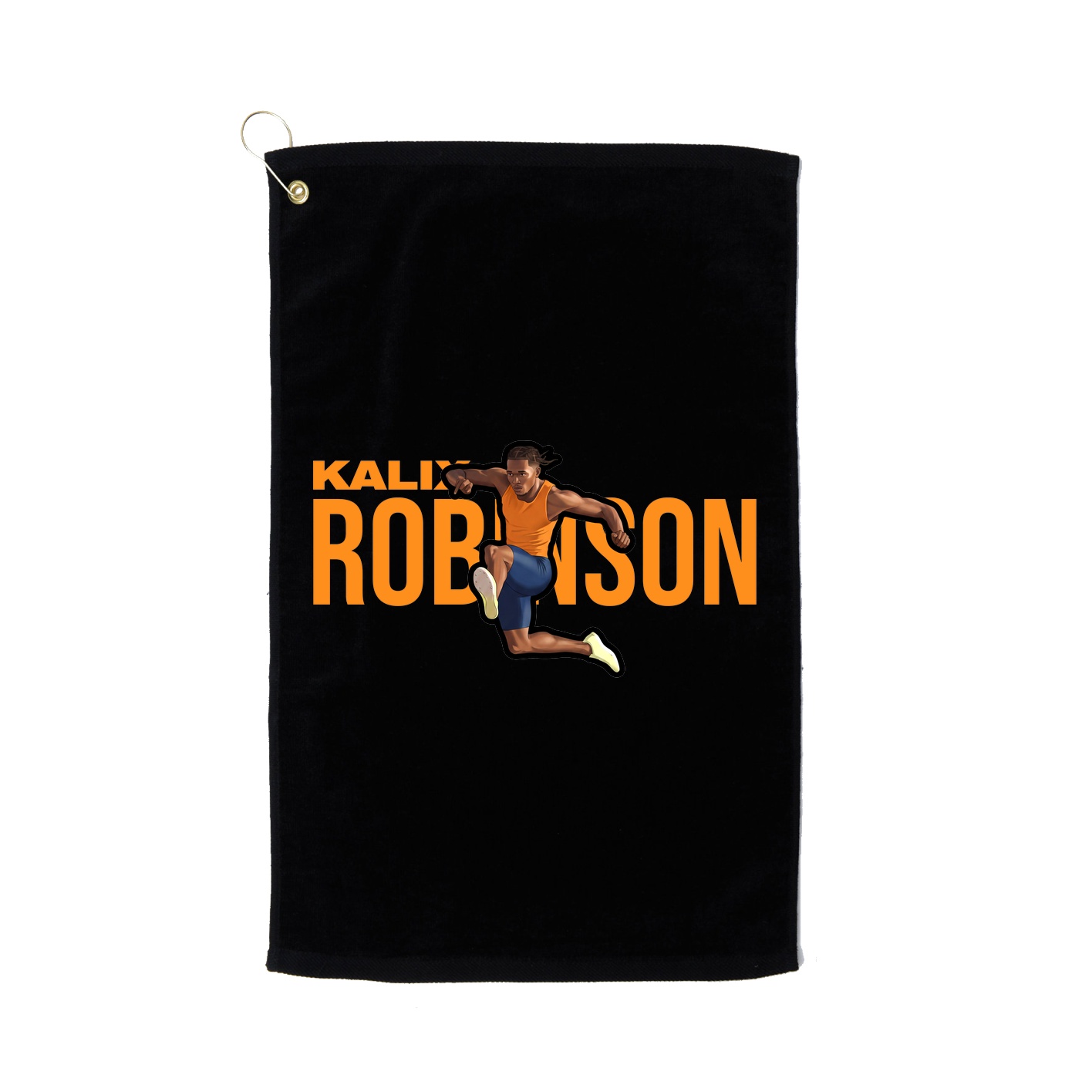 Golf Towel — Player Name in Black