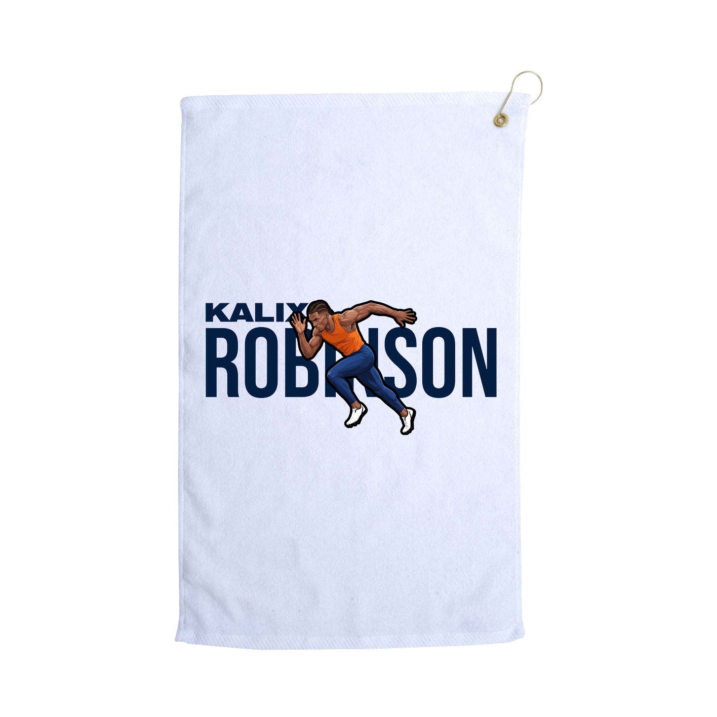 Golf Towel — Player Name in White