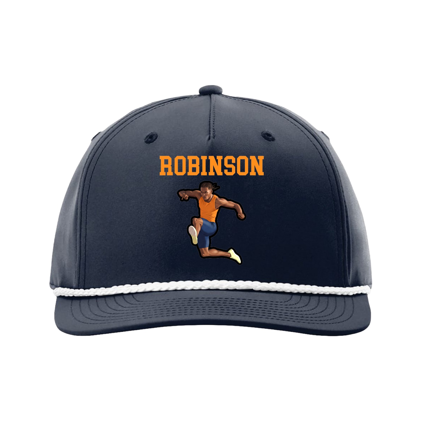 Five-Panel Classic Rope Cap — Shirsey in Navy