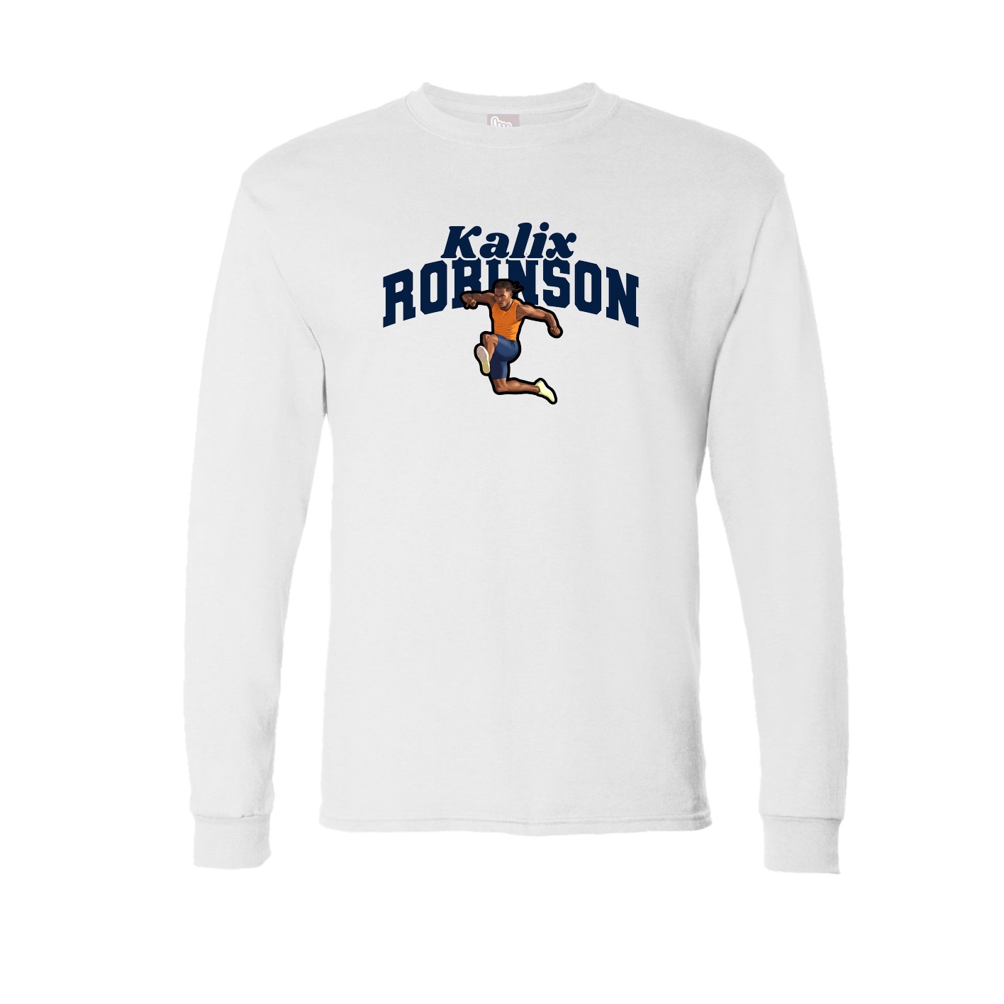 Long Sleeve Tee — Signature Arch in White