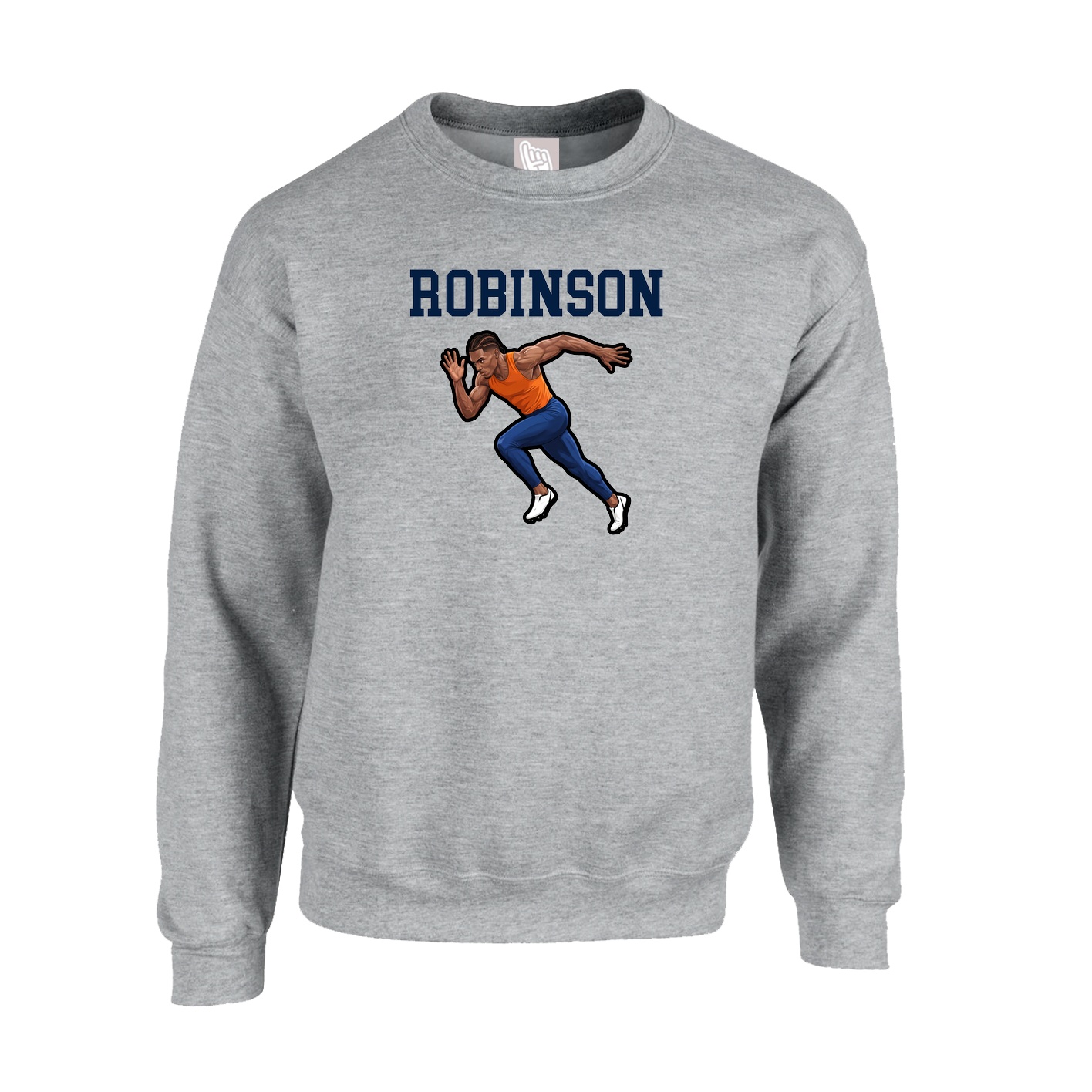 Fleece Crew — Shirsey in Grey