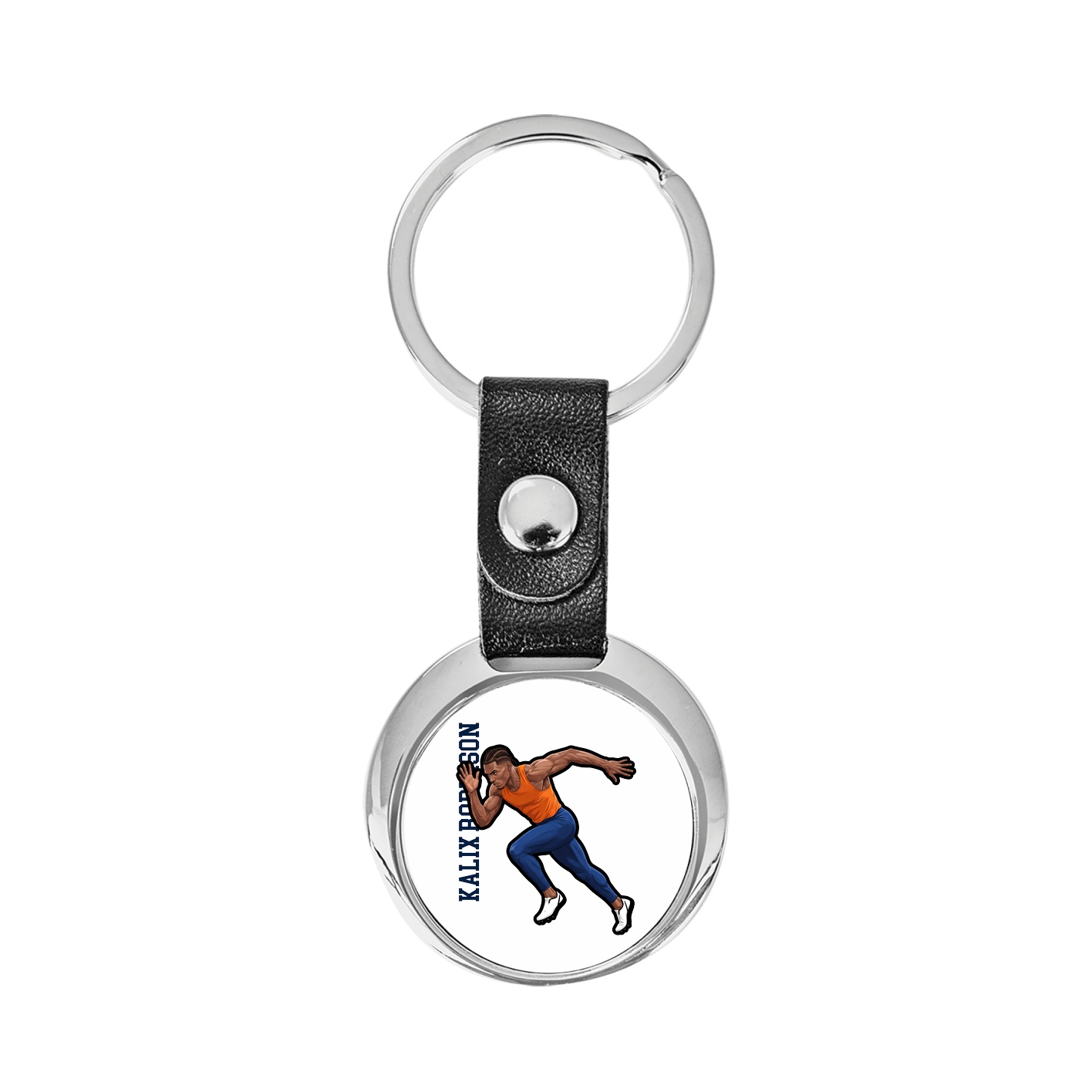 Key Chain — Name Vertical in Classic