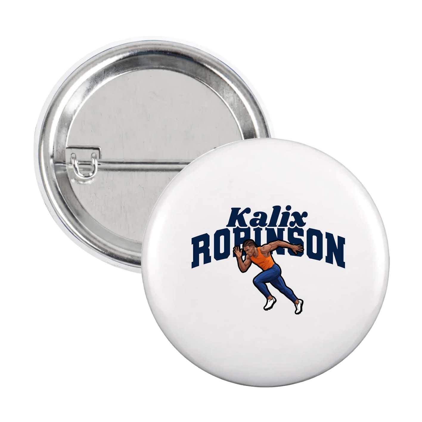 Game Day Button — Signature Arch in White