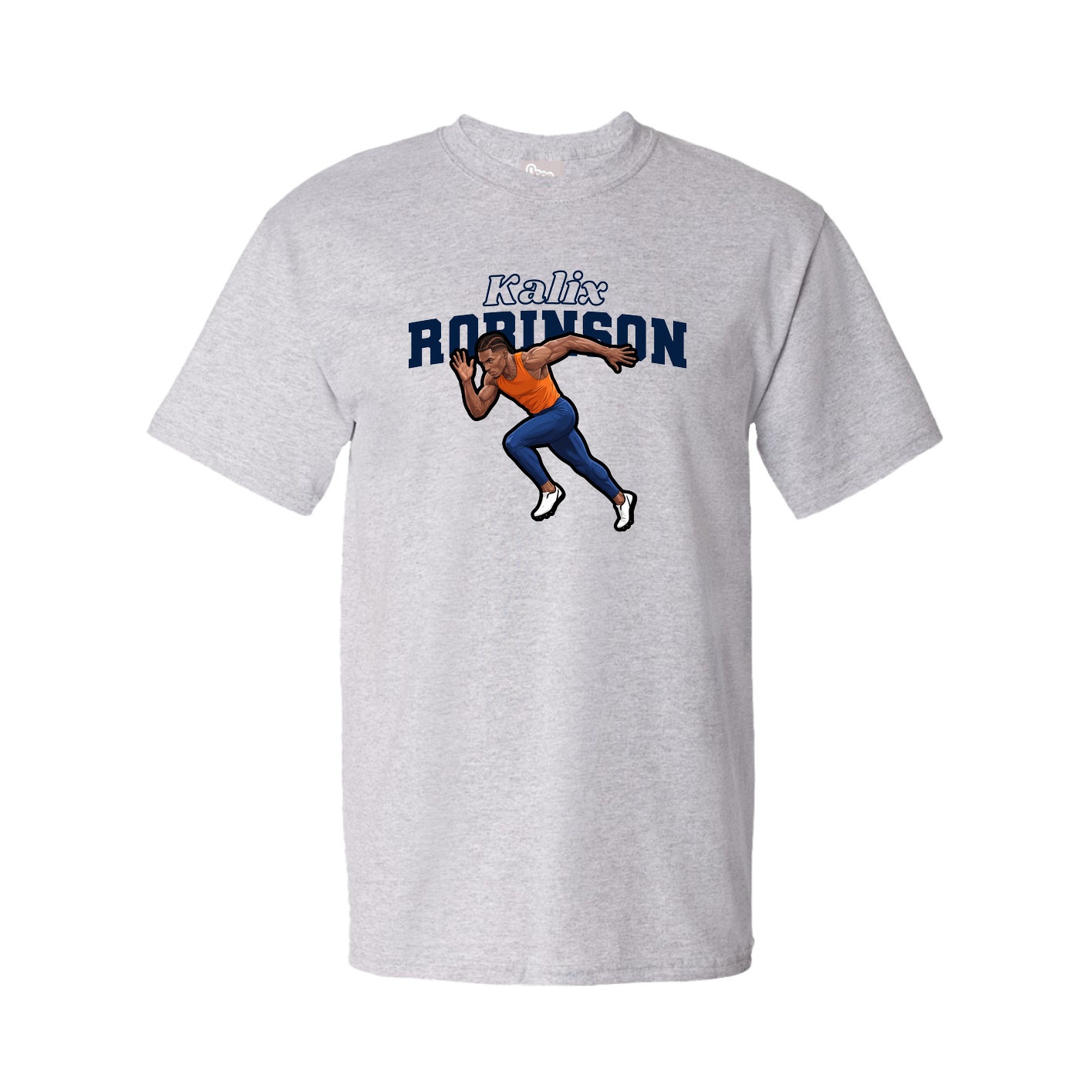 Tee — Name Arch in Grey