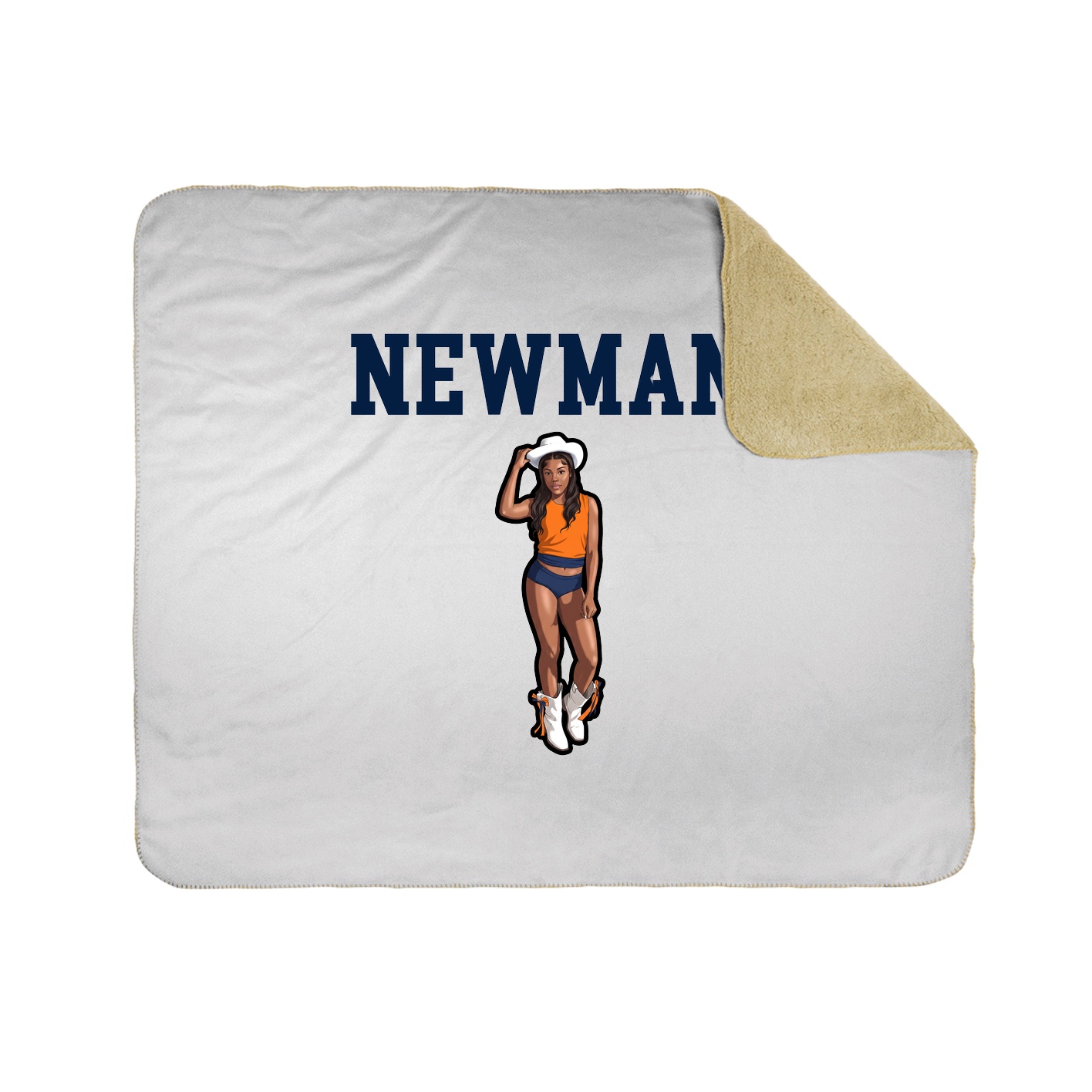 Throw Blanket — Shirsey in White