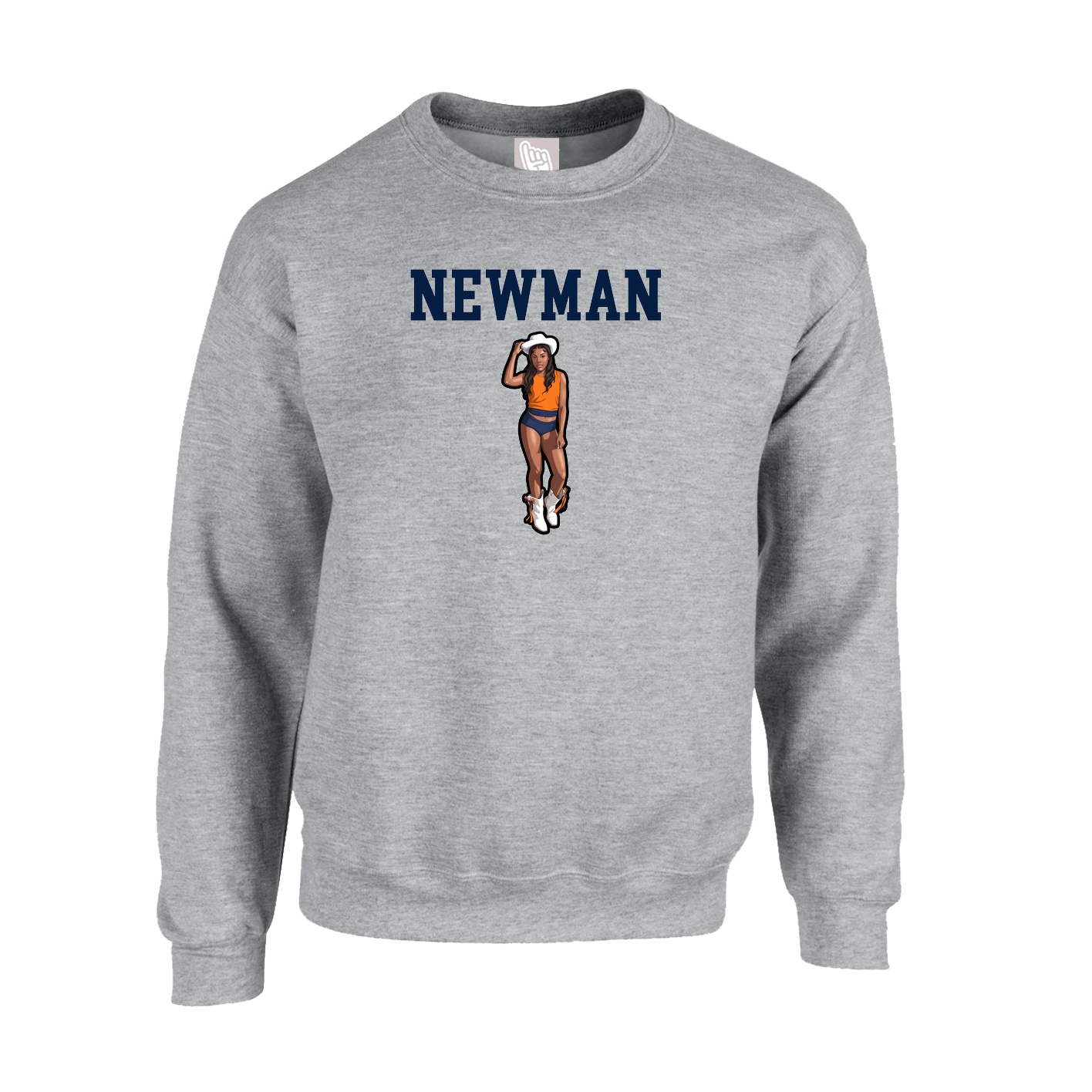 Fleece Crew — Shirsey in Grey