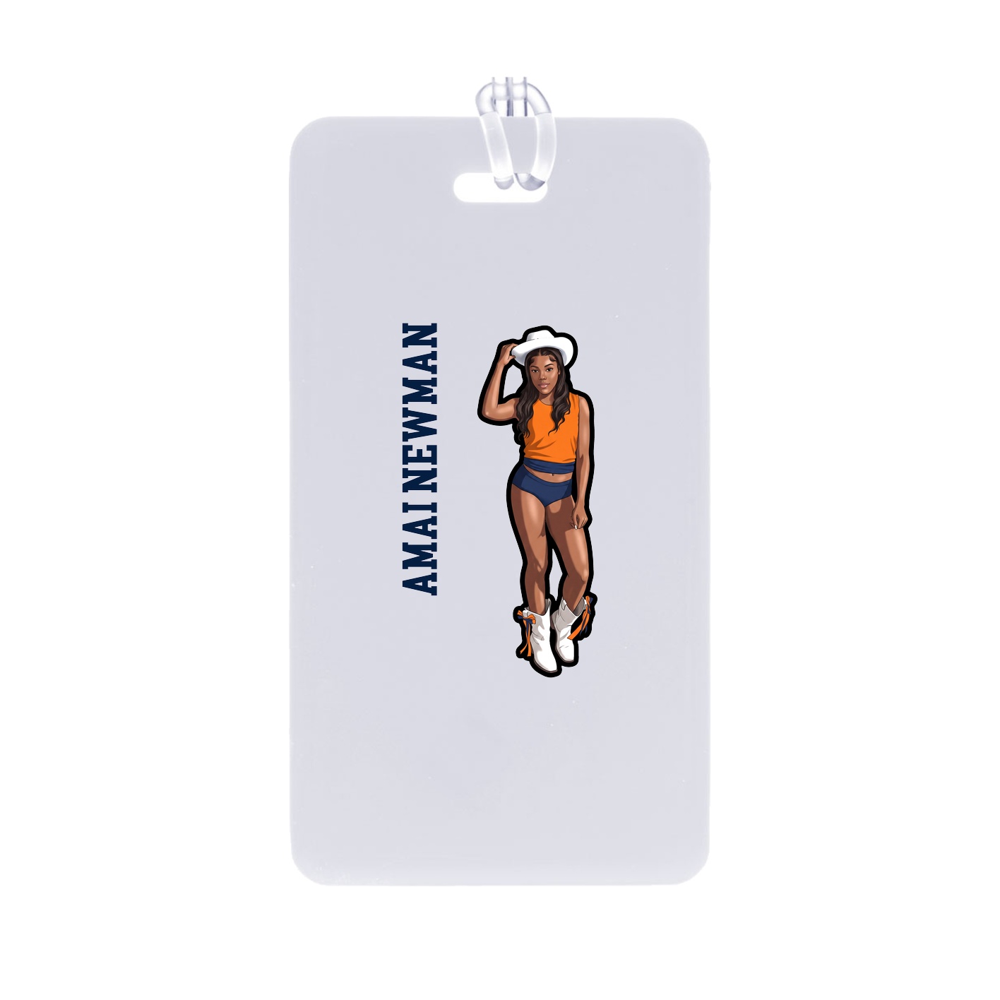 Bag Tag — Name Vertical in Classic