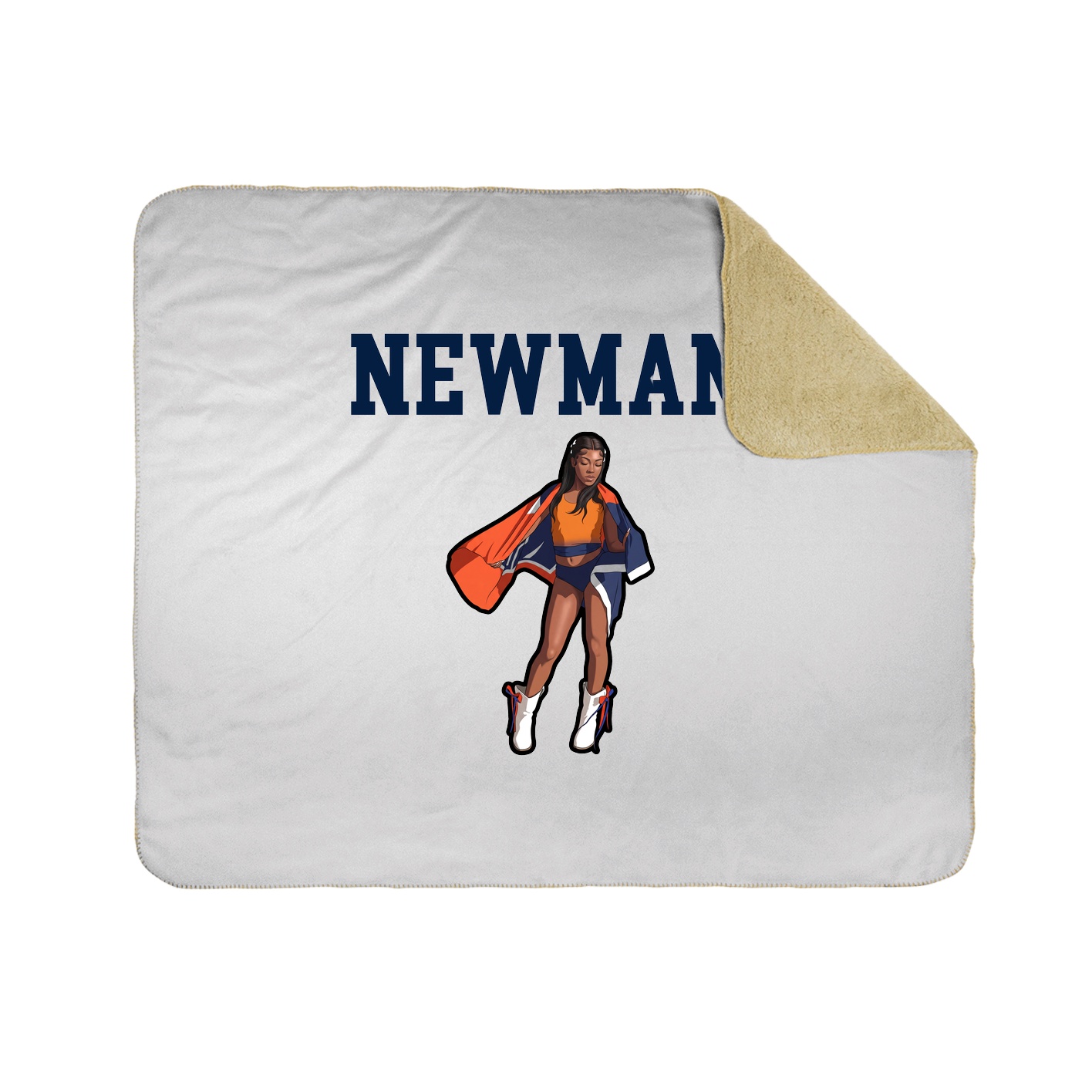 Throw Blanket — Shirsey in White