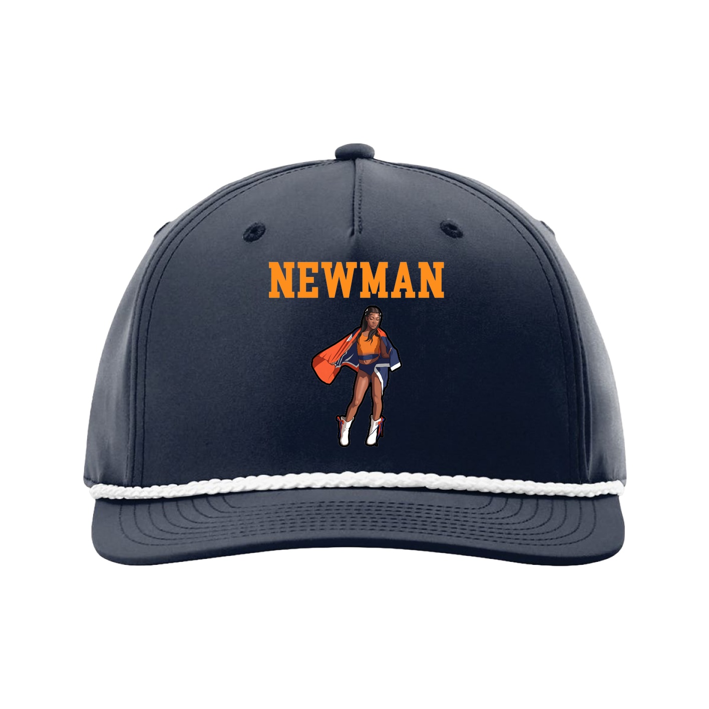 Five-Panel Classic Rope Cap — Shirsey in Navy