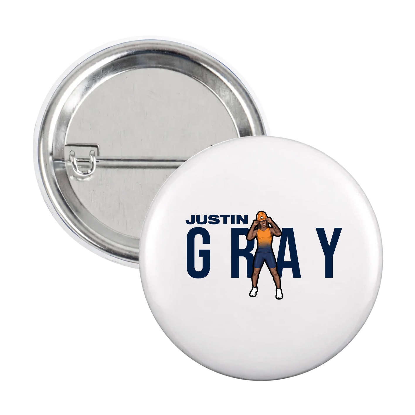 Game Day Button — Player Name in White