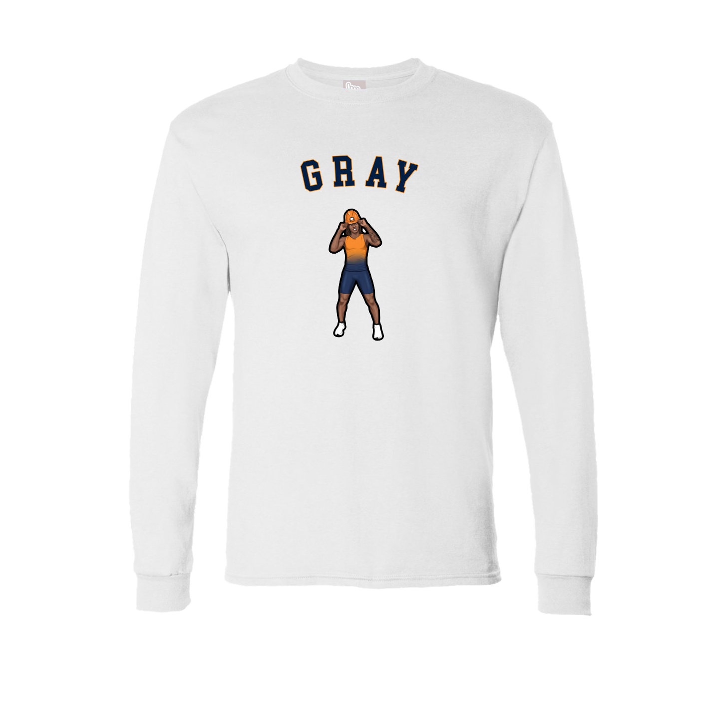 Long Sleeve Tee — Shirsey Arch in White