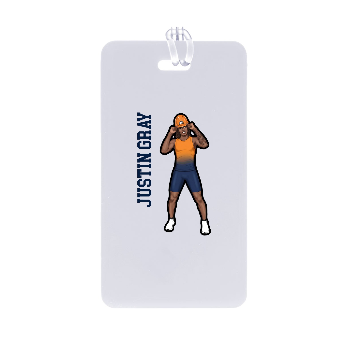 Bag Tag — Name Vertical in Classic