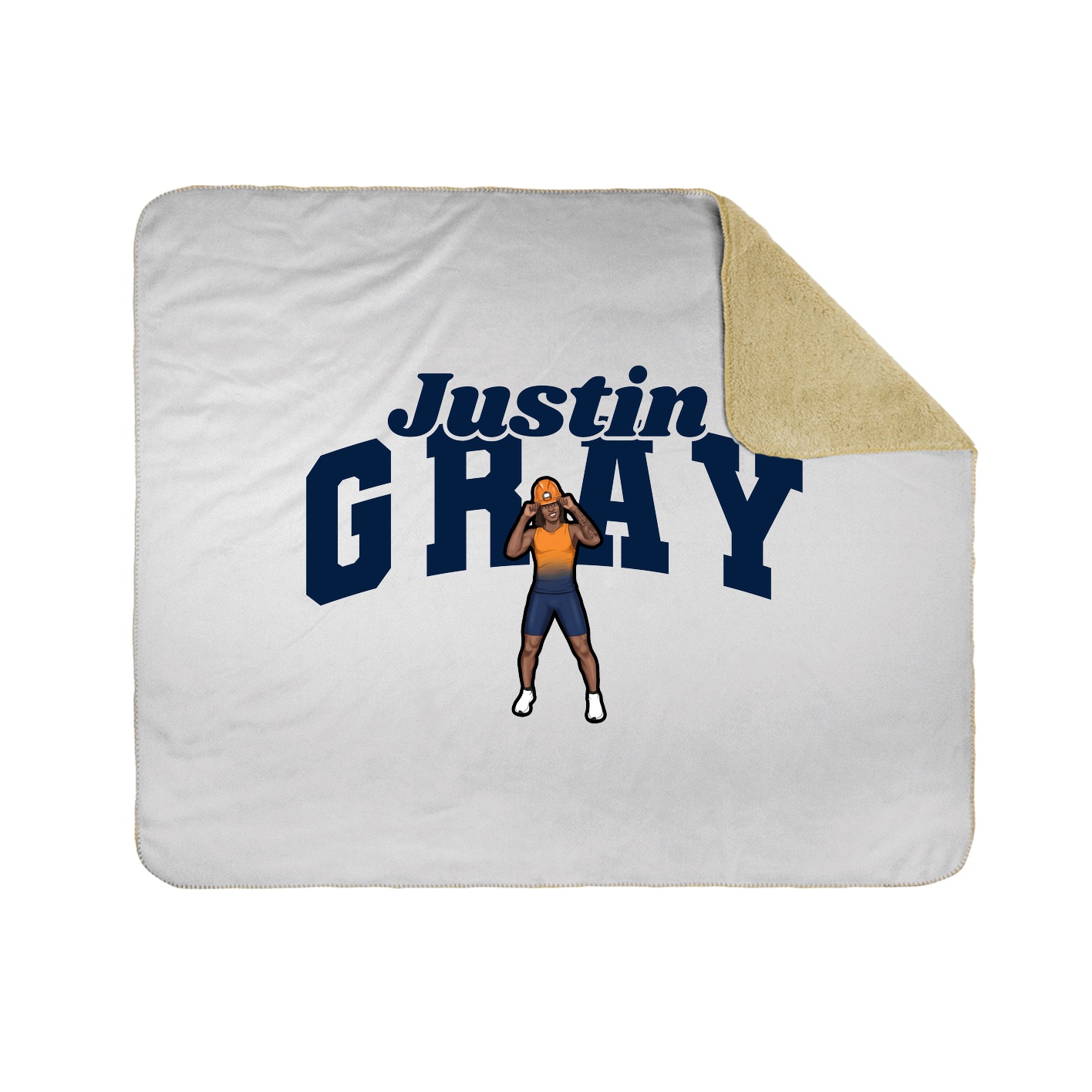 Throw Blanket — Signature Arch in White