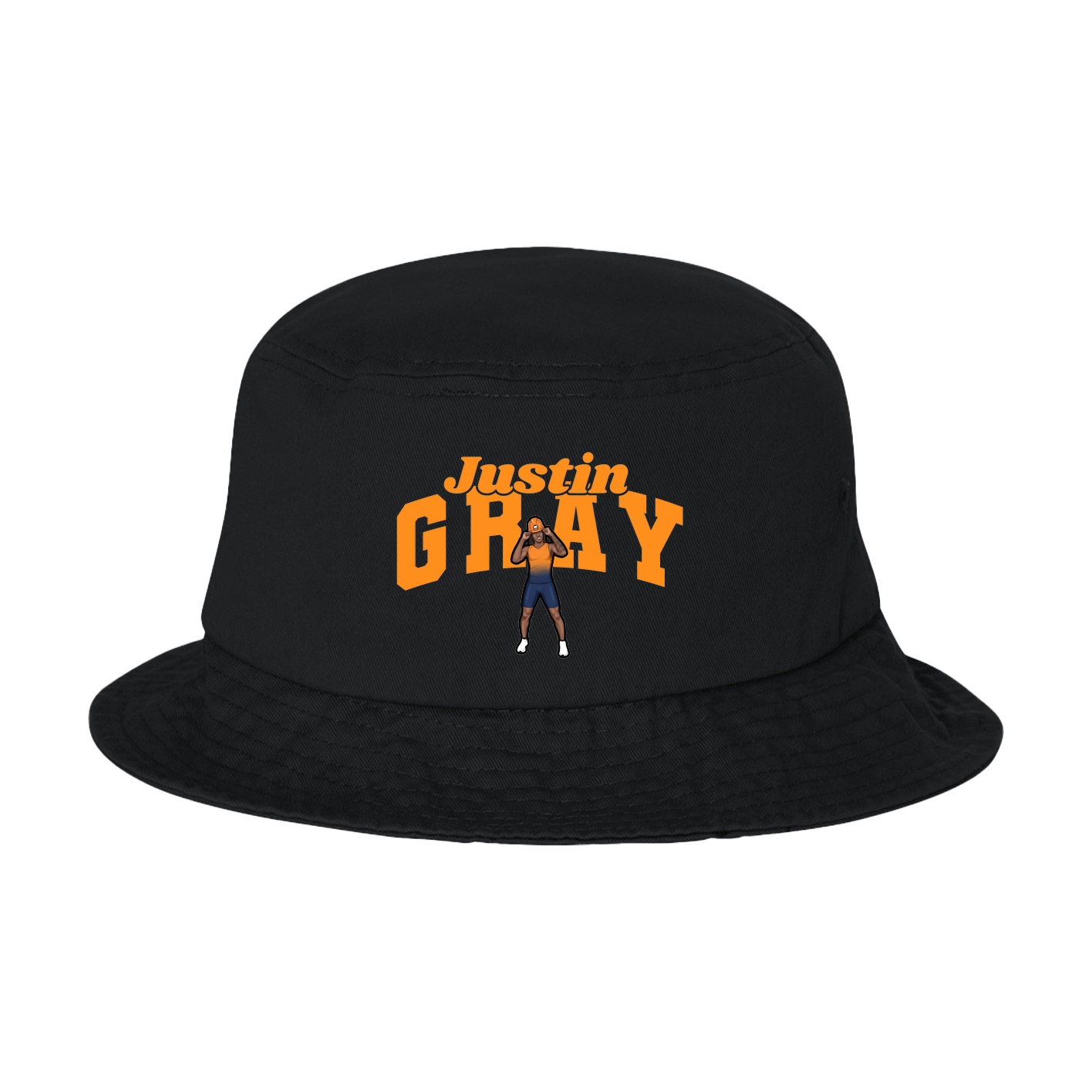 Bucket Cap — Signature Arch in Black