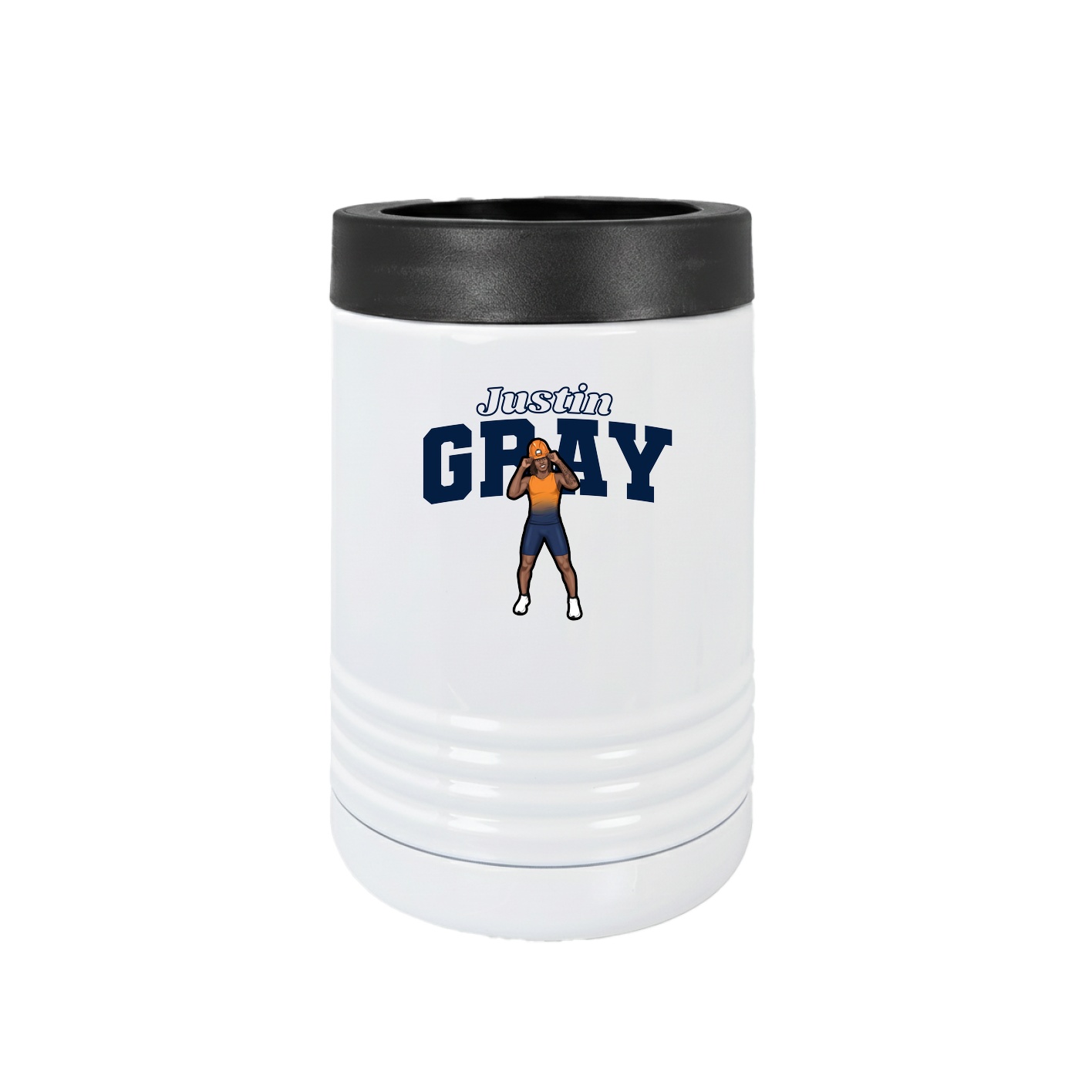 Beverage Holder — Name Arch in White