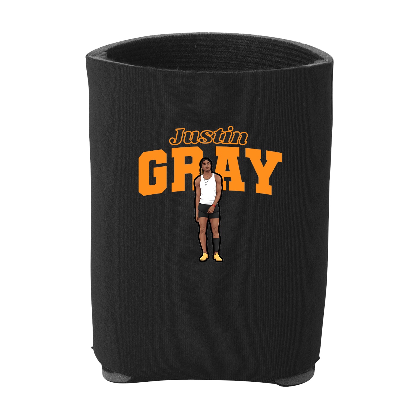 Can Holder — Name Arch in Black