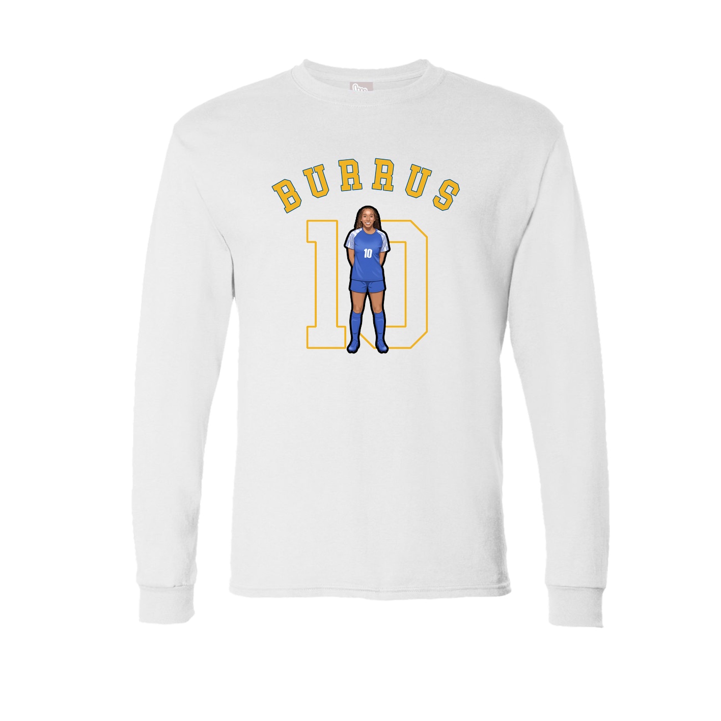 Long Sleeve Tee — Shirsey Arch in White
