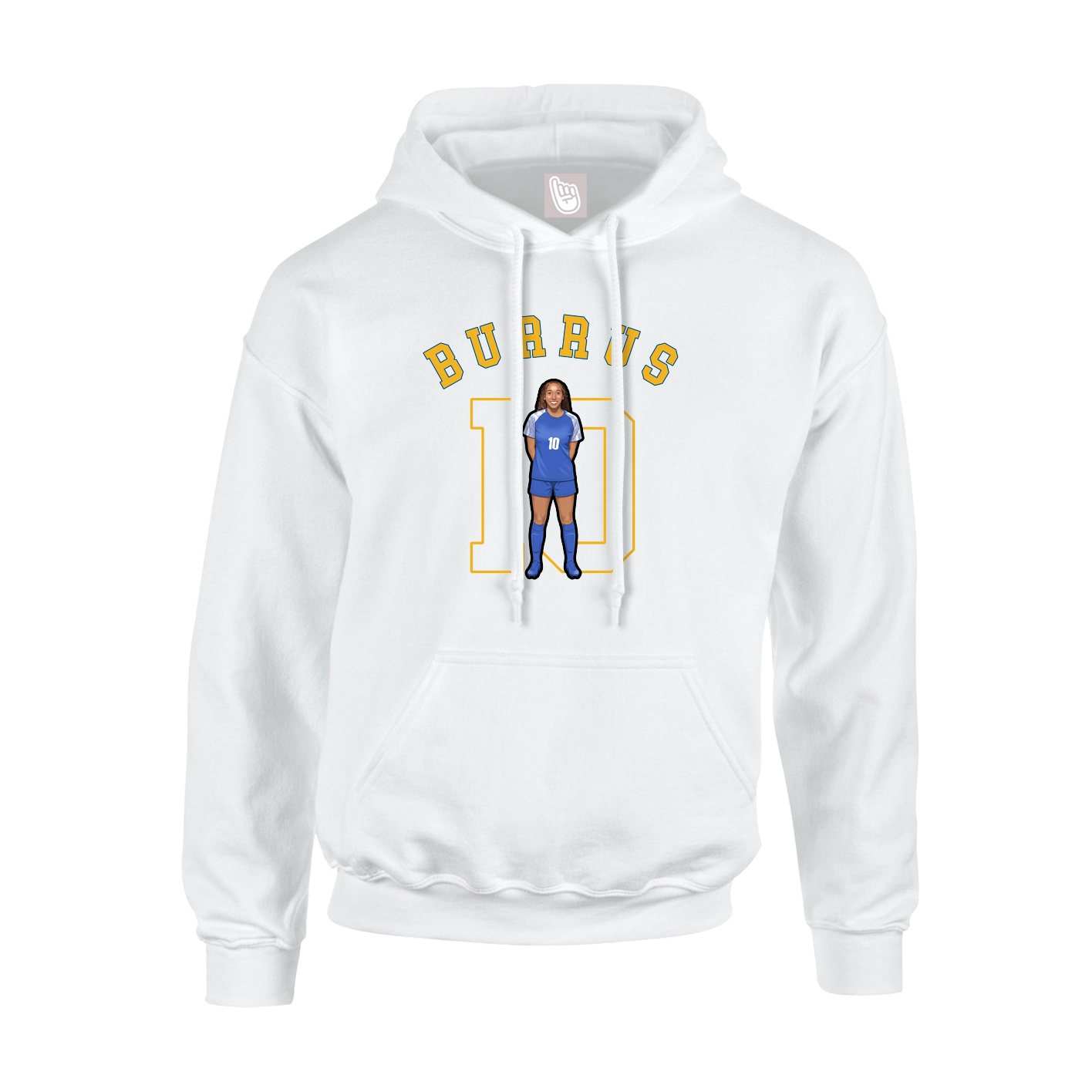Hoodie — Shirsey Arch in White