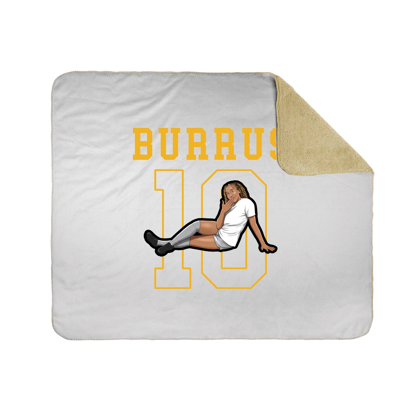 50x60 Sherpa Lined Throw Blanket
