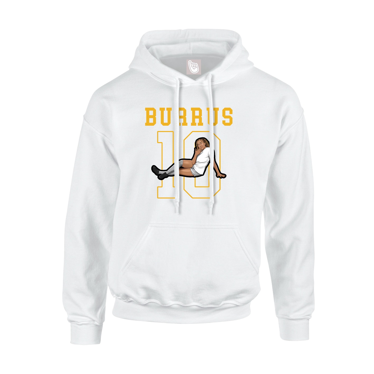 Hoodie — Shirsey in White