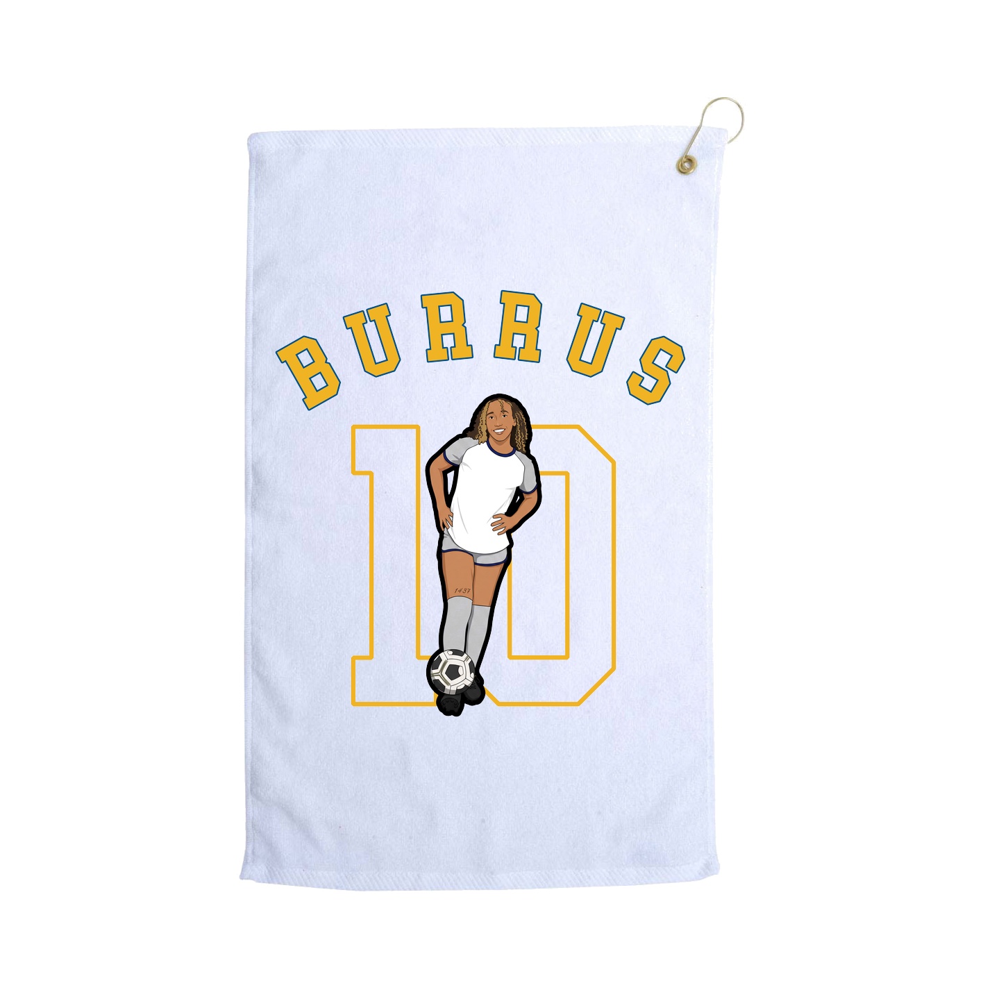 Golf Towel — Shirsey Arch in White