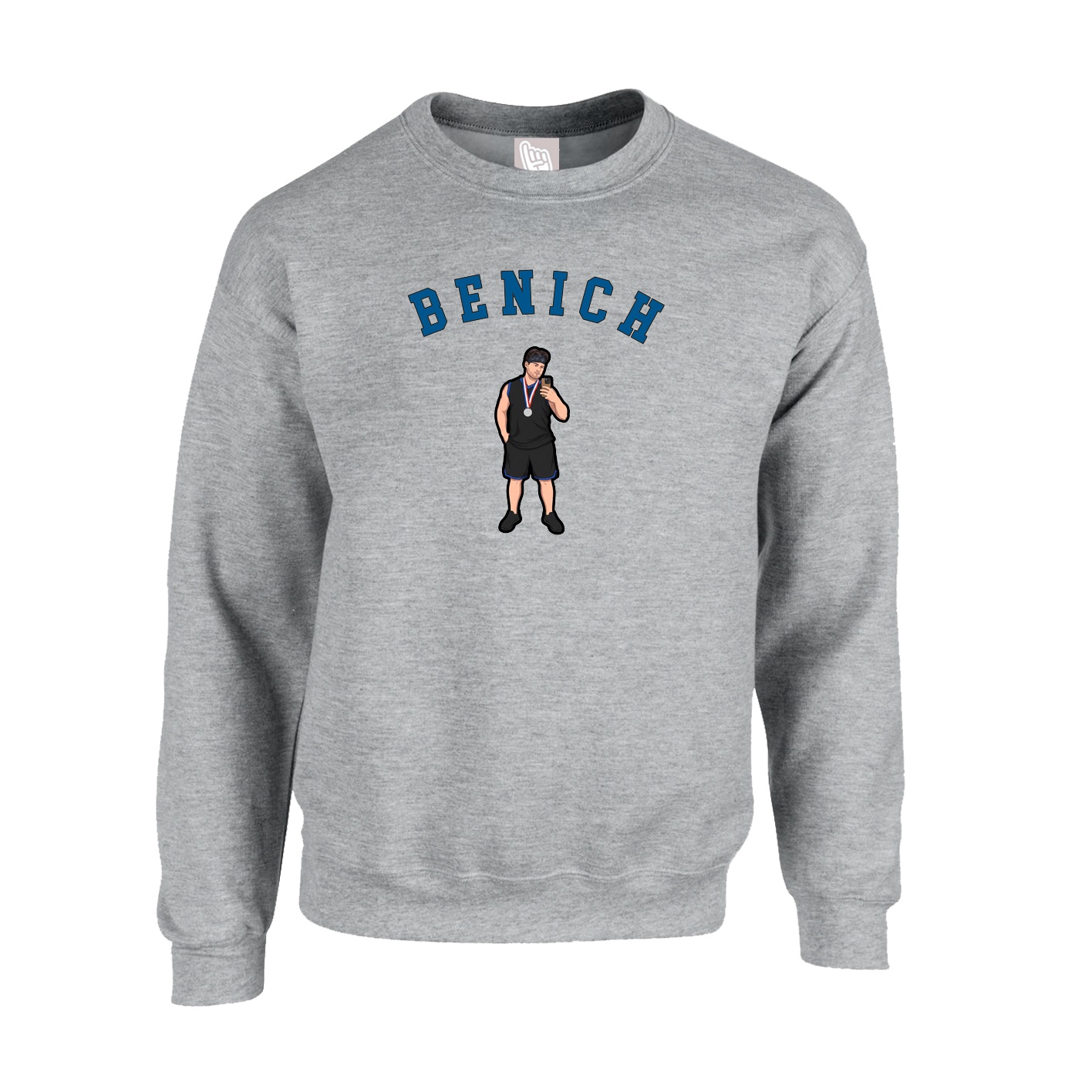 Fleece Crew — Shirsey Arch in Grey