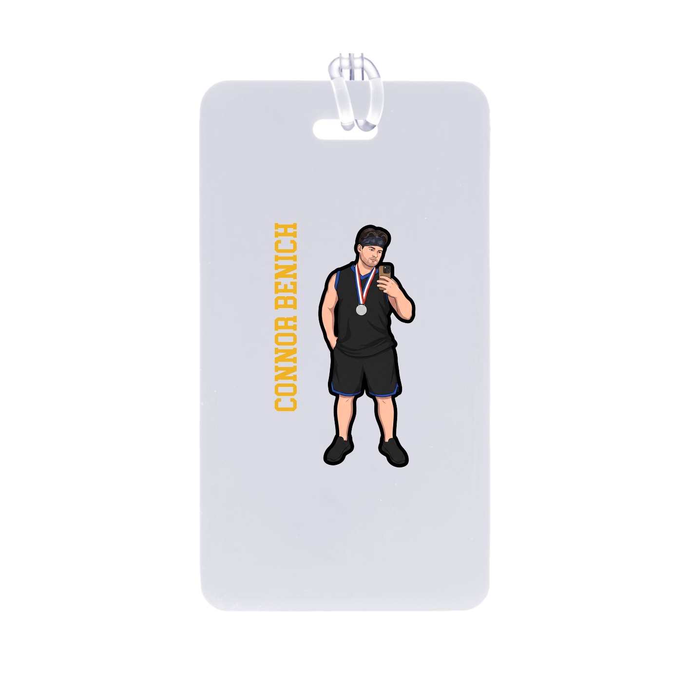 Bag Tag — Name Vertical in Classic