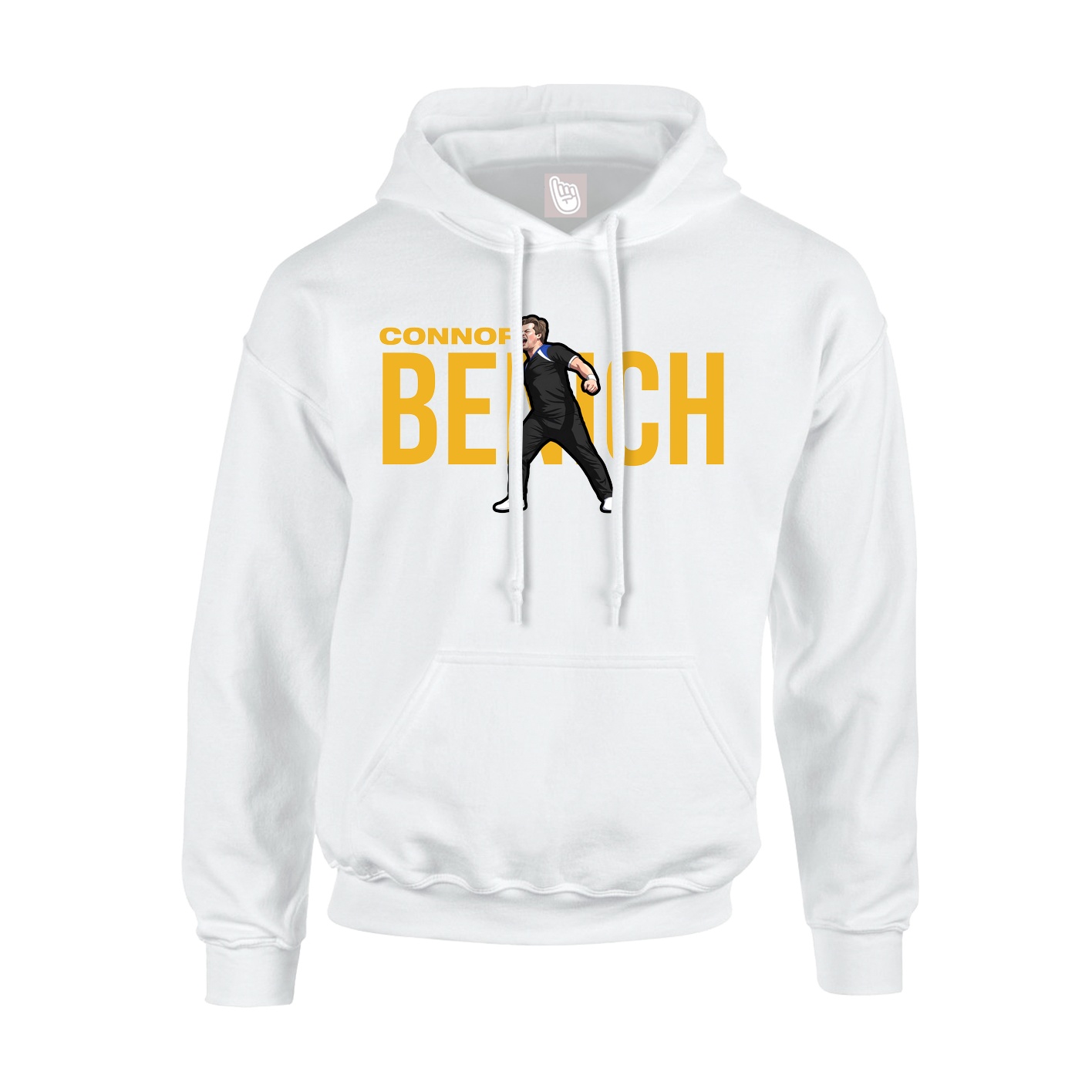 Youth Hoodie — Player Name in White