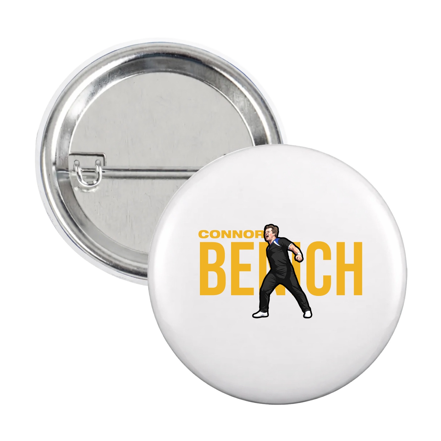 Game Day Button — Player Name in White
