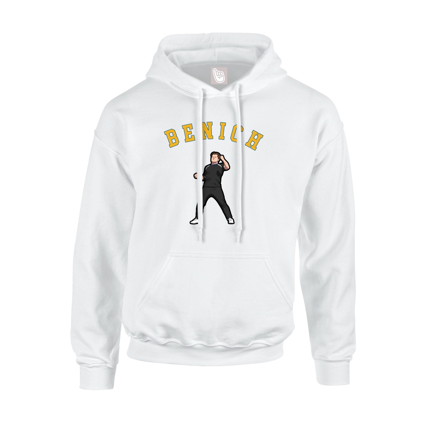 Youth Hoodie — Shirsey Arch in White