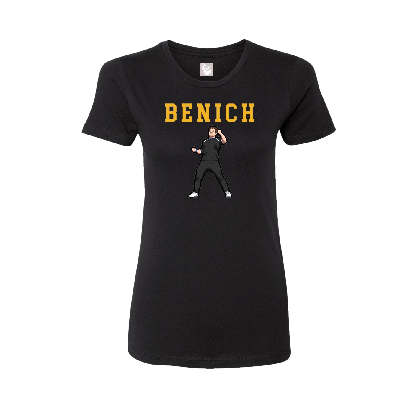 Fitted Women's Tee — Shirsey in Black