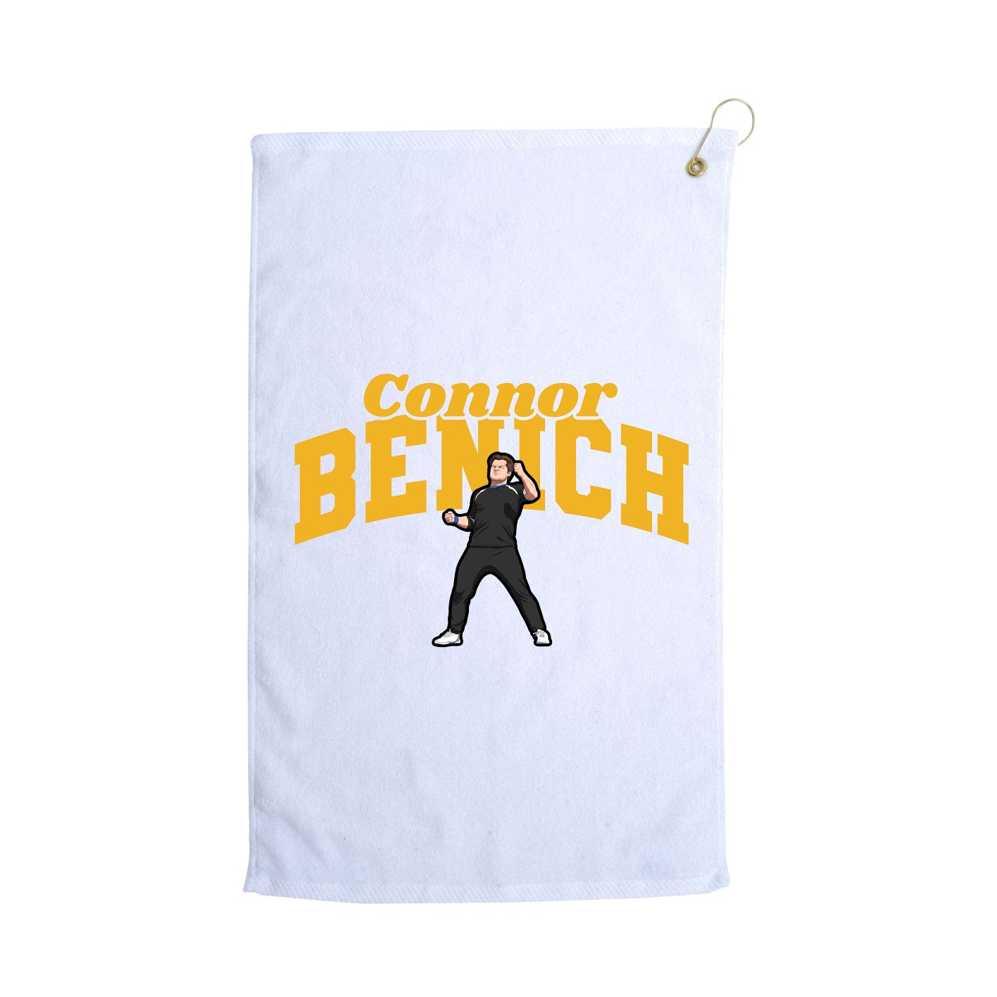Golf Towel — Signature Arch in White