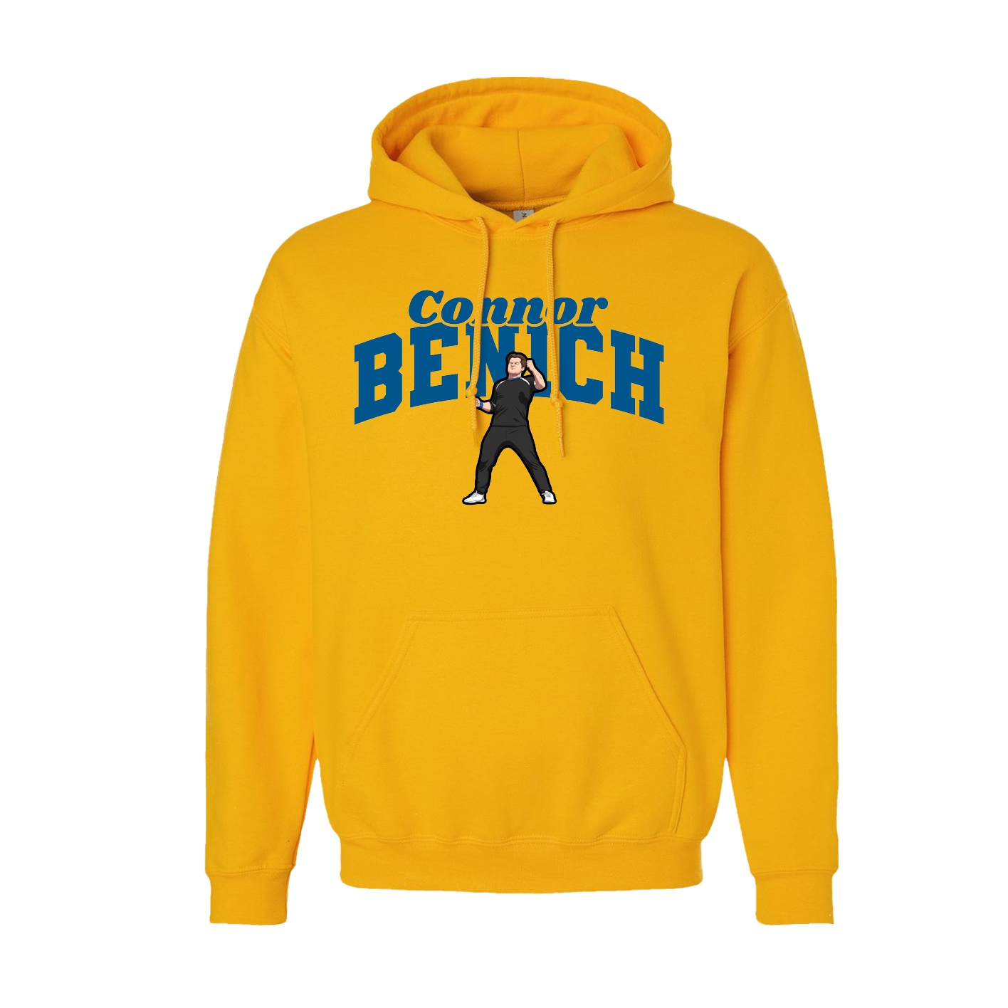 Youth Hoodie — Signature Arch in Gold