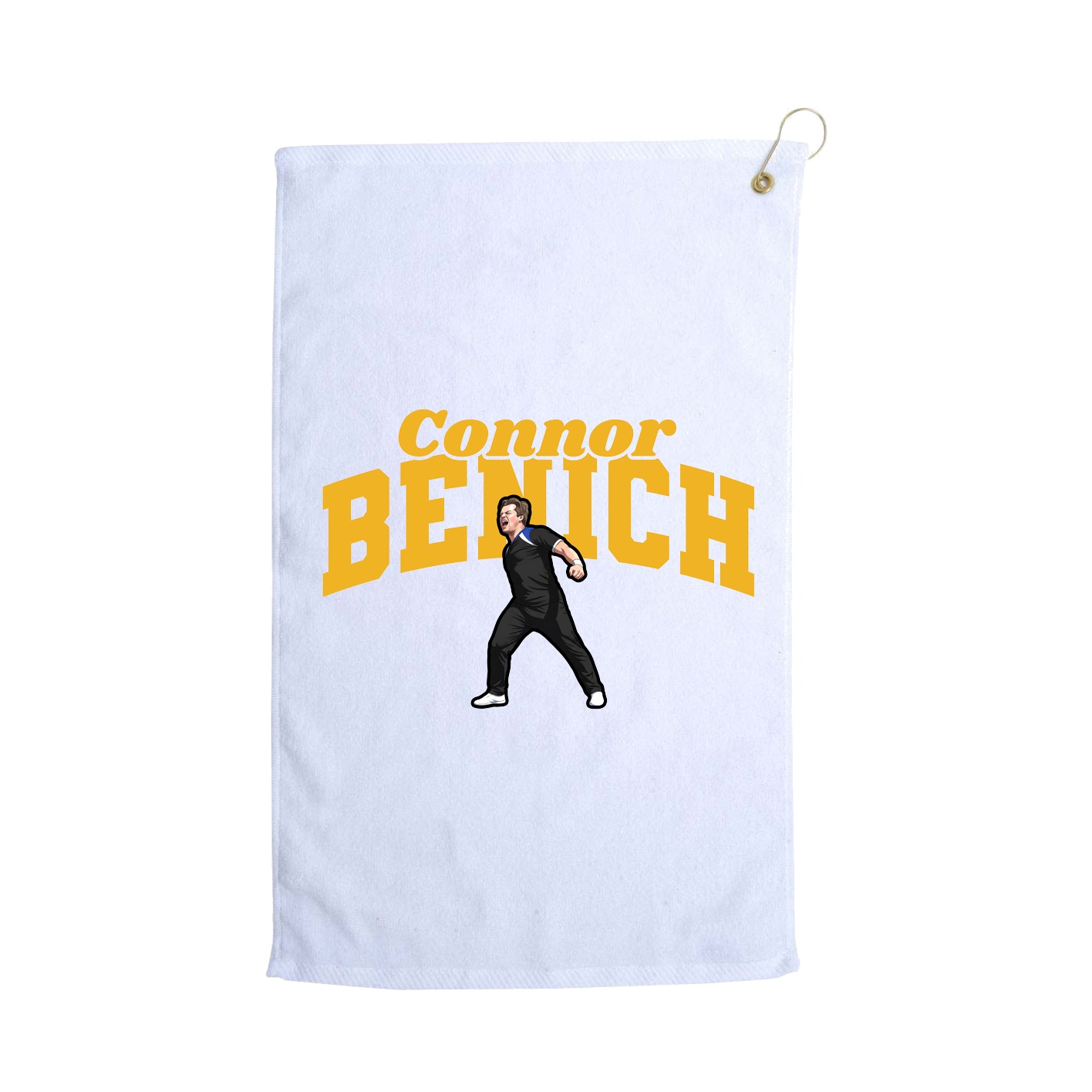 Golf Towel — Signature Arch in White