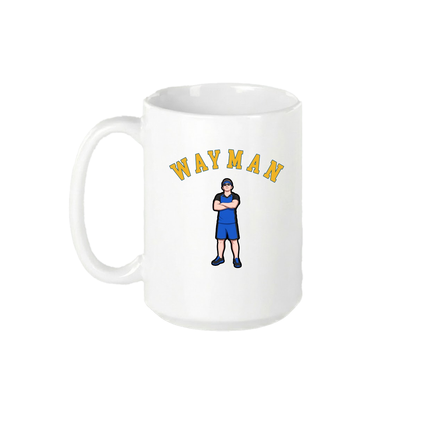 15oz Coffee Mug — Shirsey Arch in White