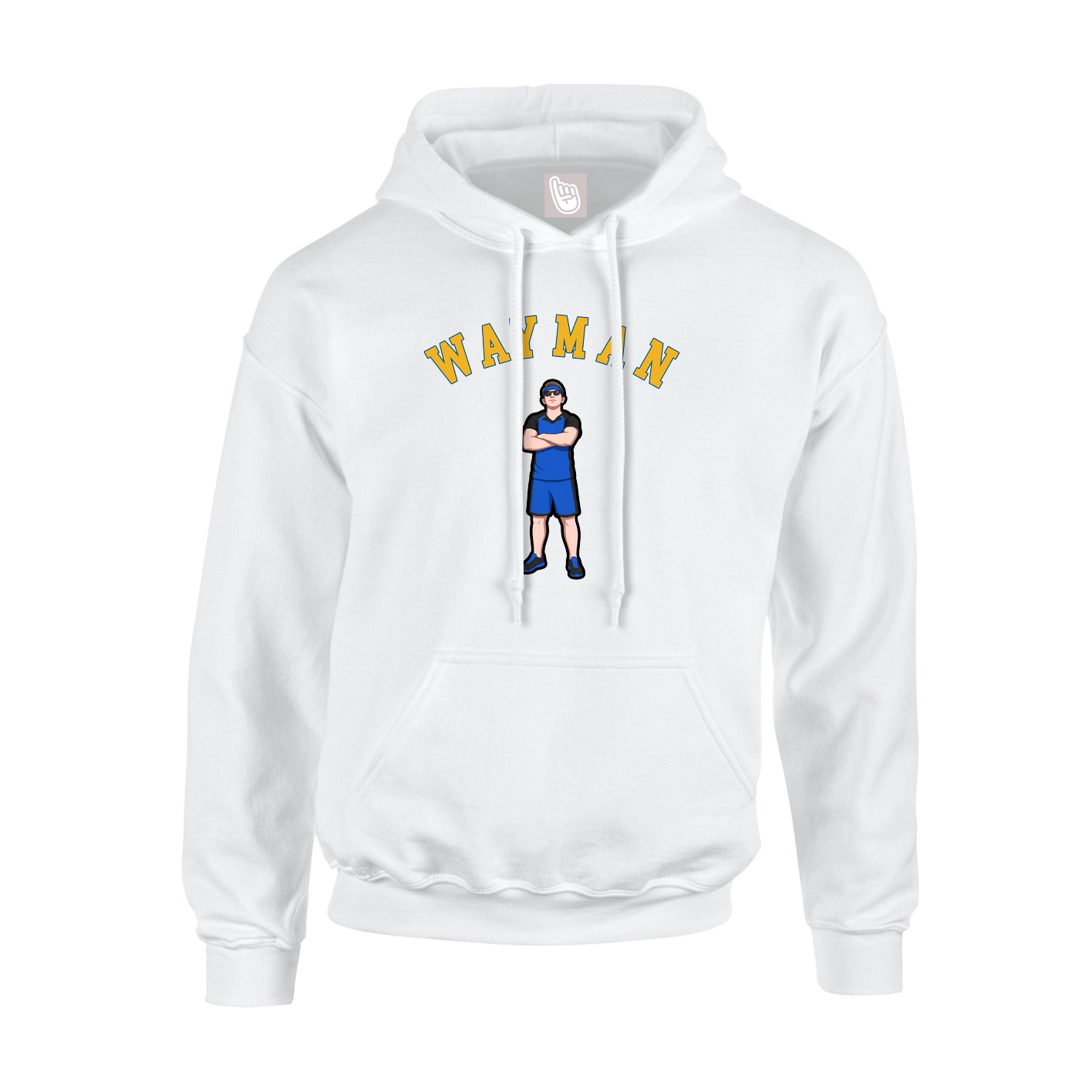 Hoodie — Shirsey Arch in White