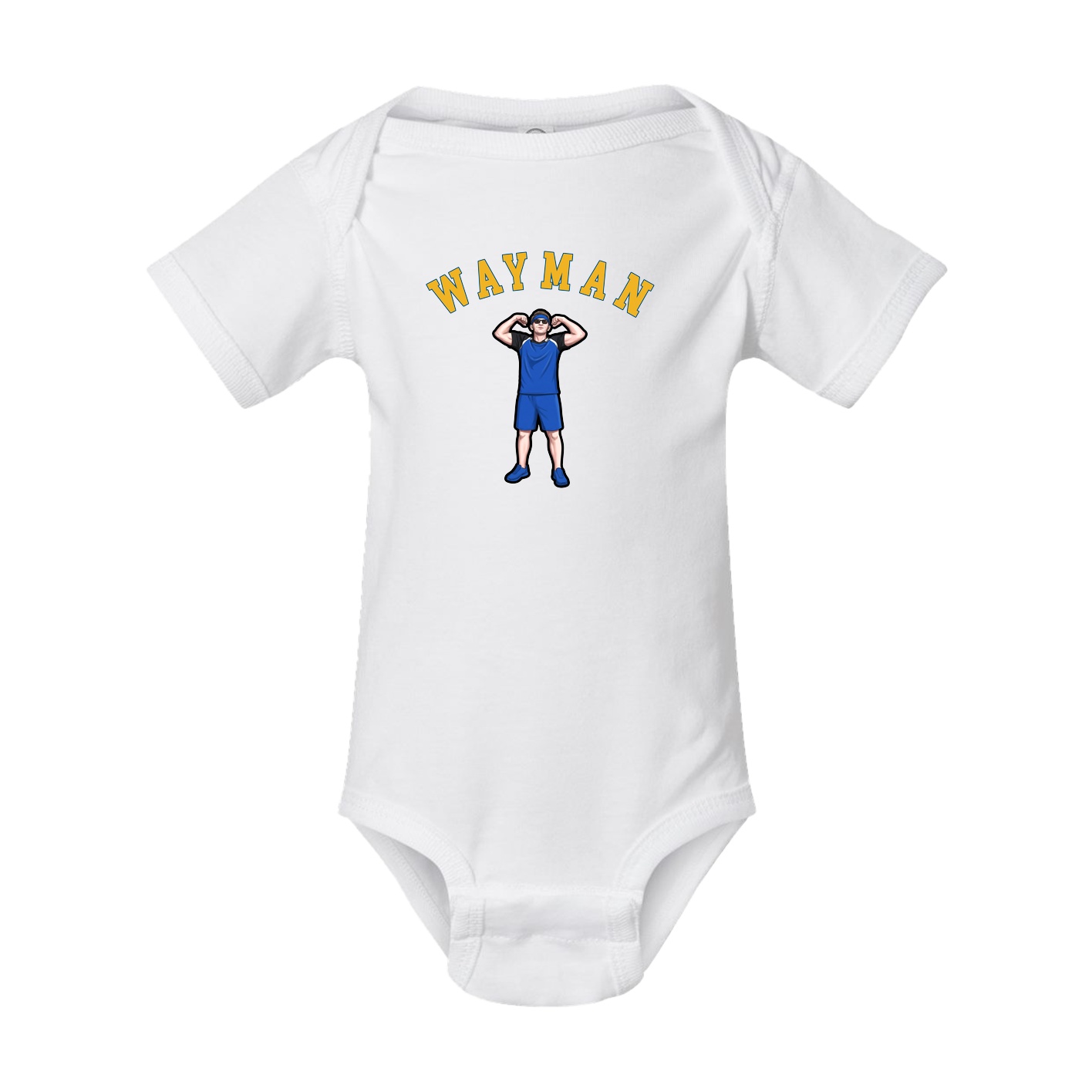 Baby Onesie — Shirsey Arch in White