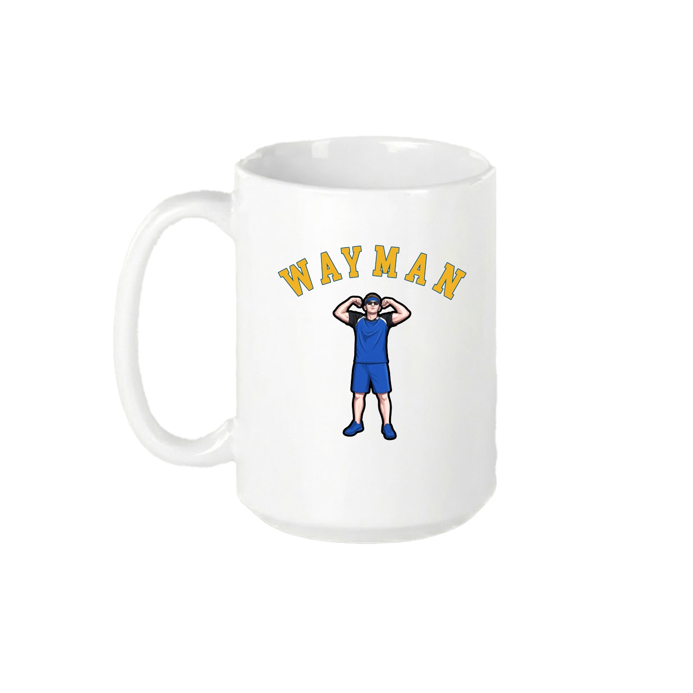 15oz Coffee Mug — Shirsey Arch in White