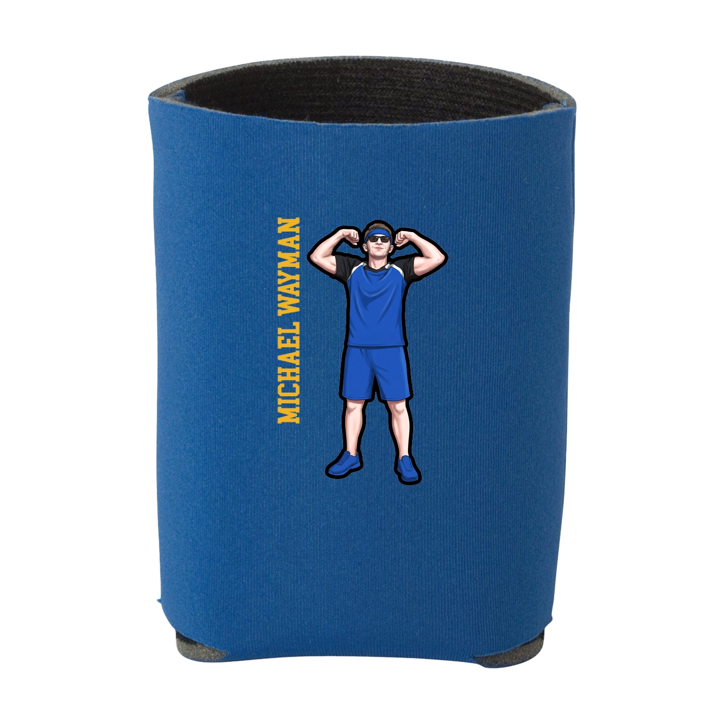 Can Holder — Name Vertical in Royal