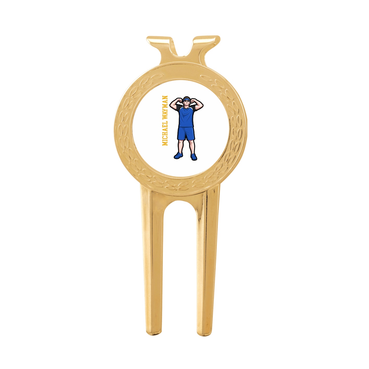 Divot Tool with Ball Marker — Name Vertical in Classic
