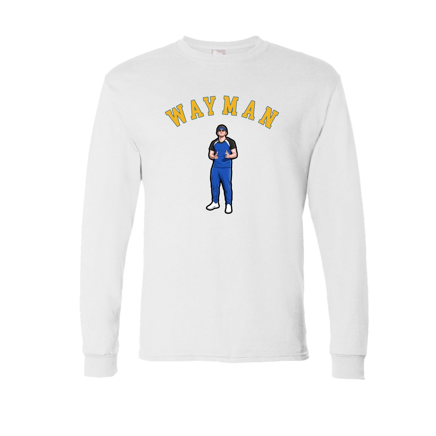 Long Sleeve Tee — Shirsey Arch in White
