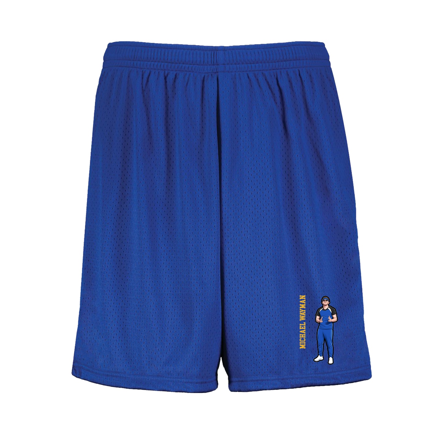 Shorts — Name Vertical in Royal