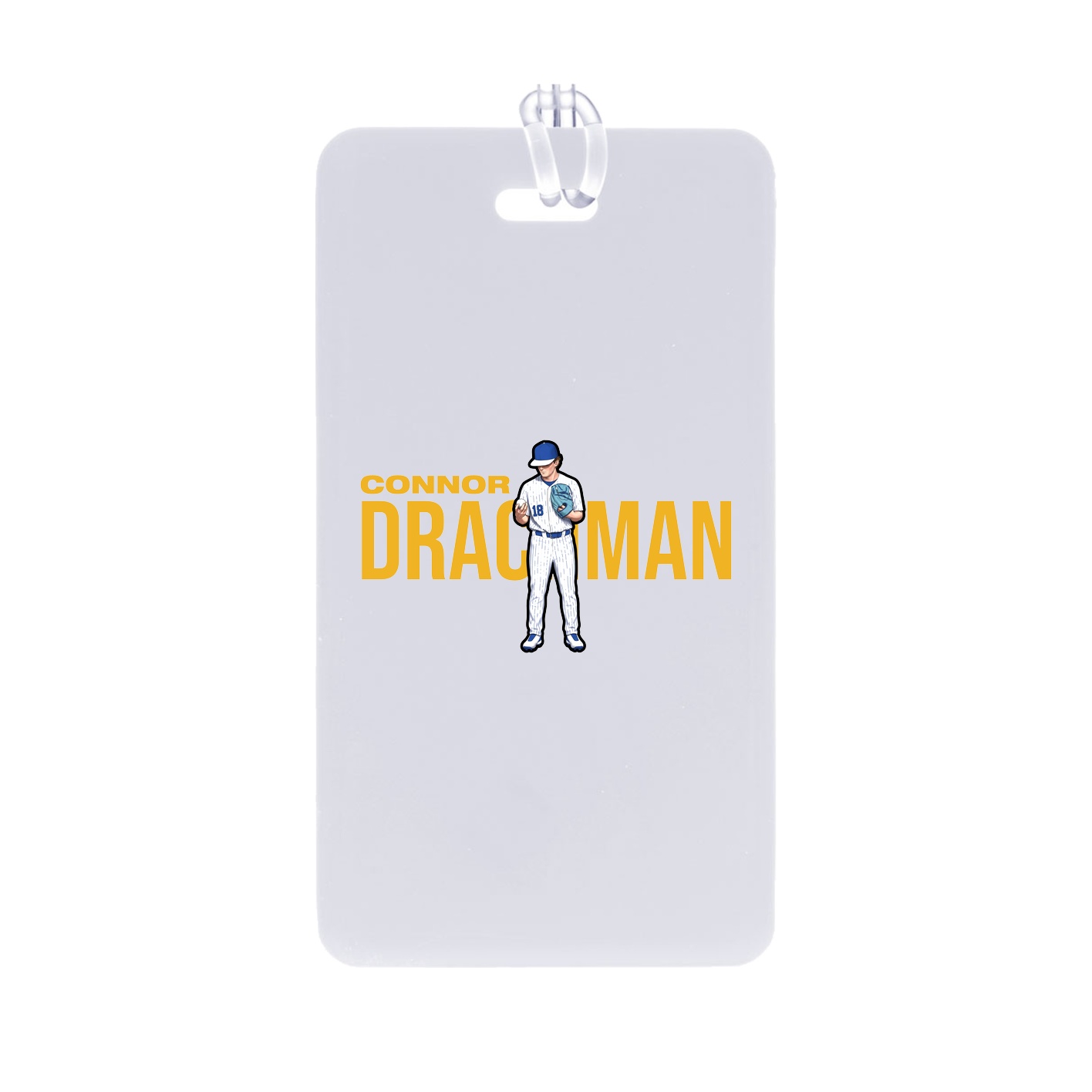 Bag Tag — Player Name in Classic
