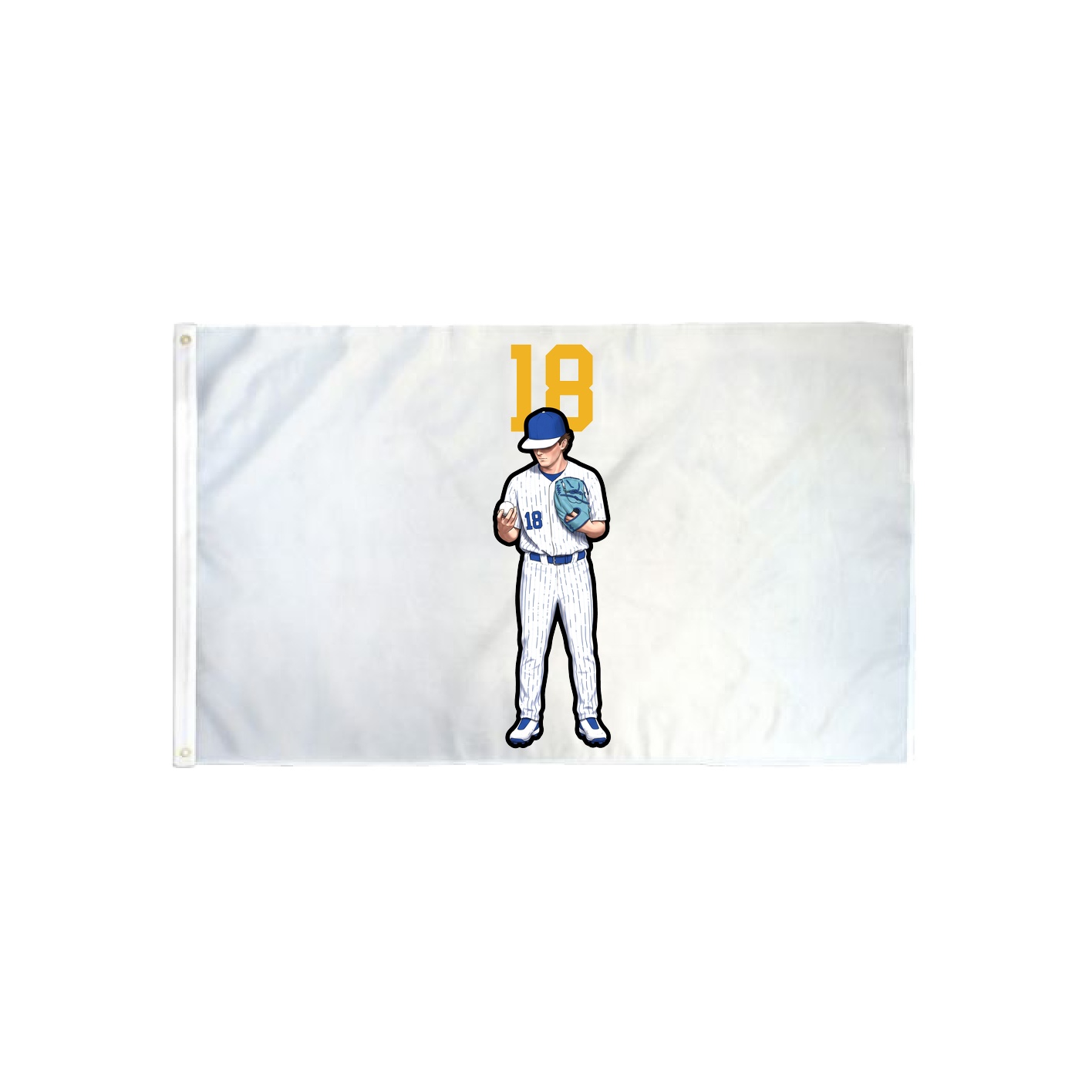 3x5 Flag — Number Top in Classic