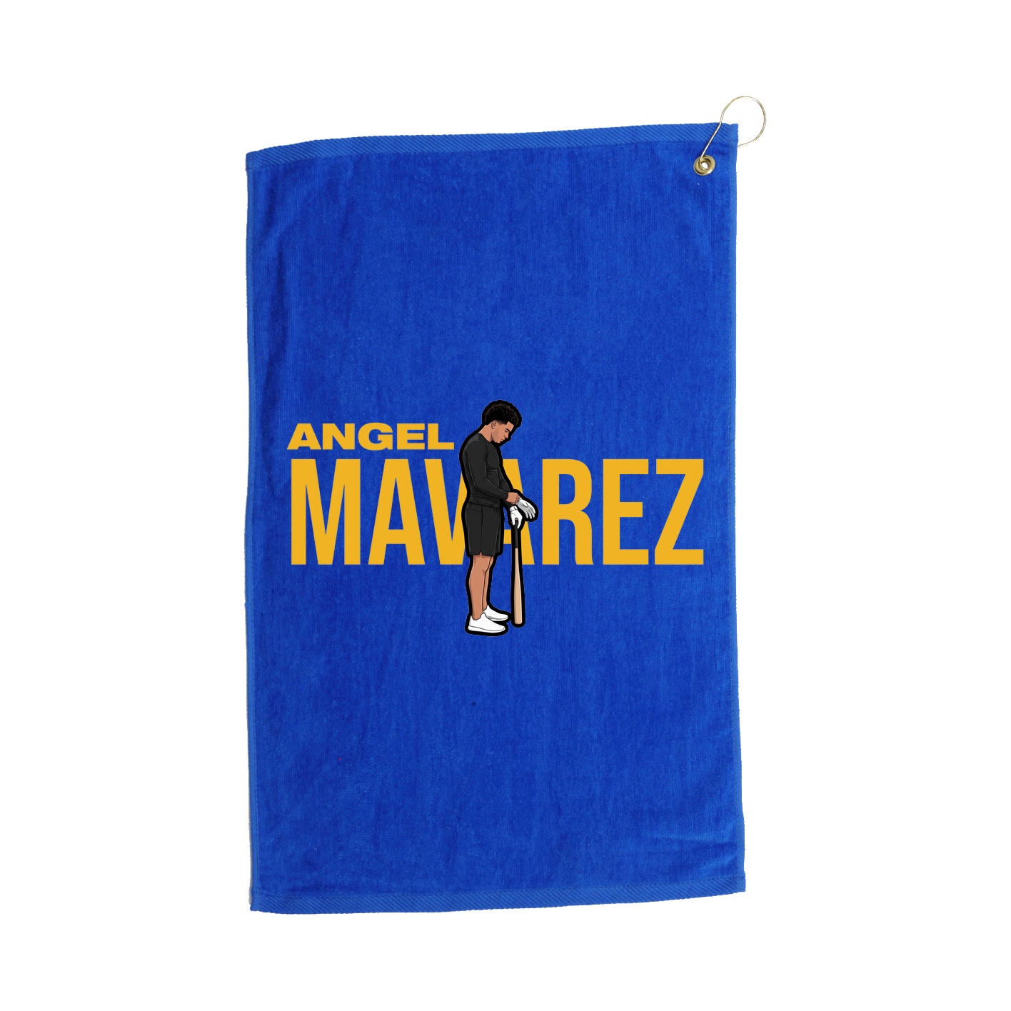 Golf Towel — Player Name in Royal