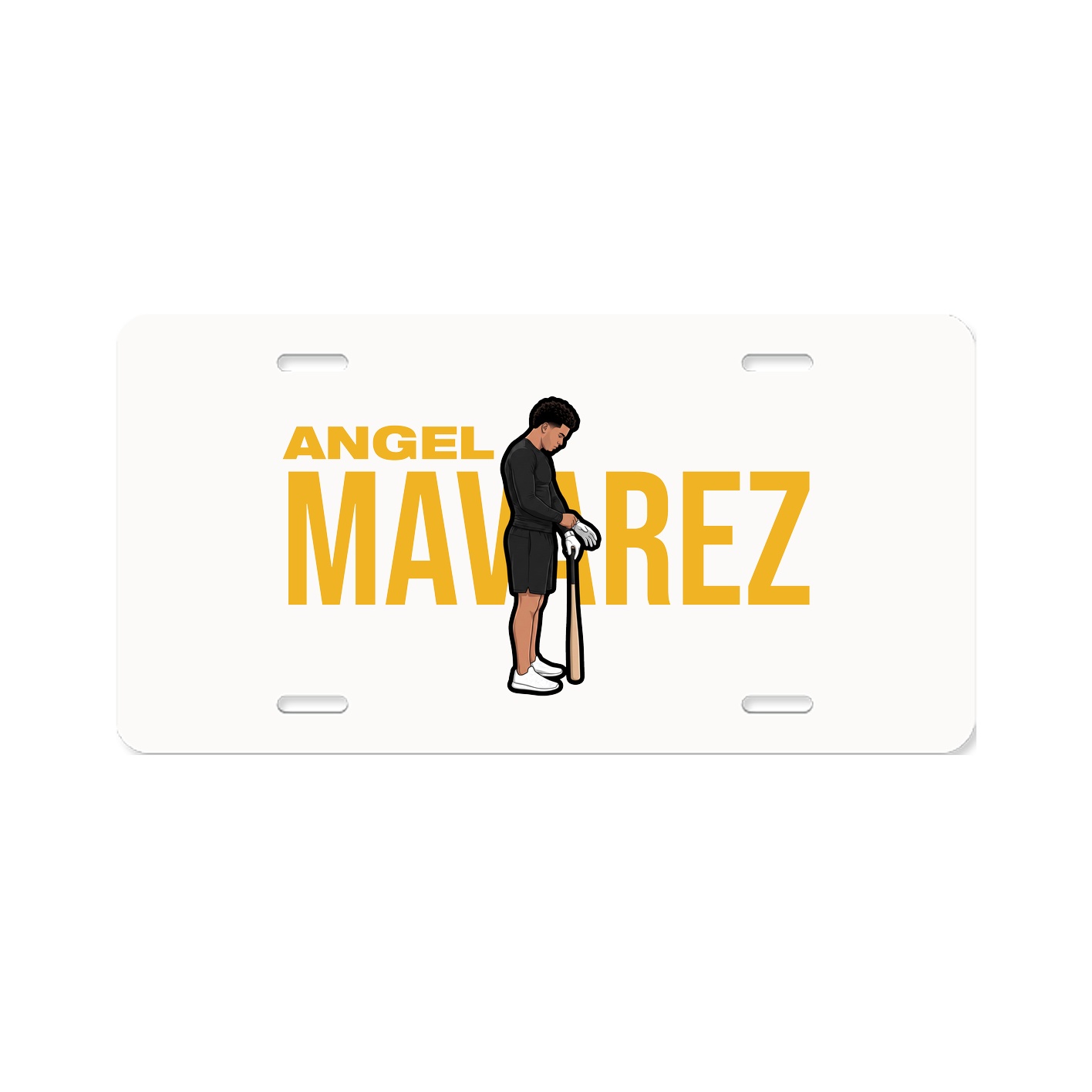 License Plate — Player Name in Classic
